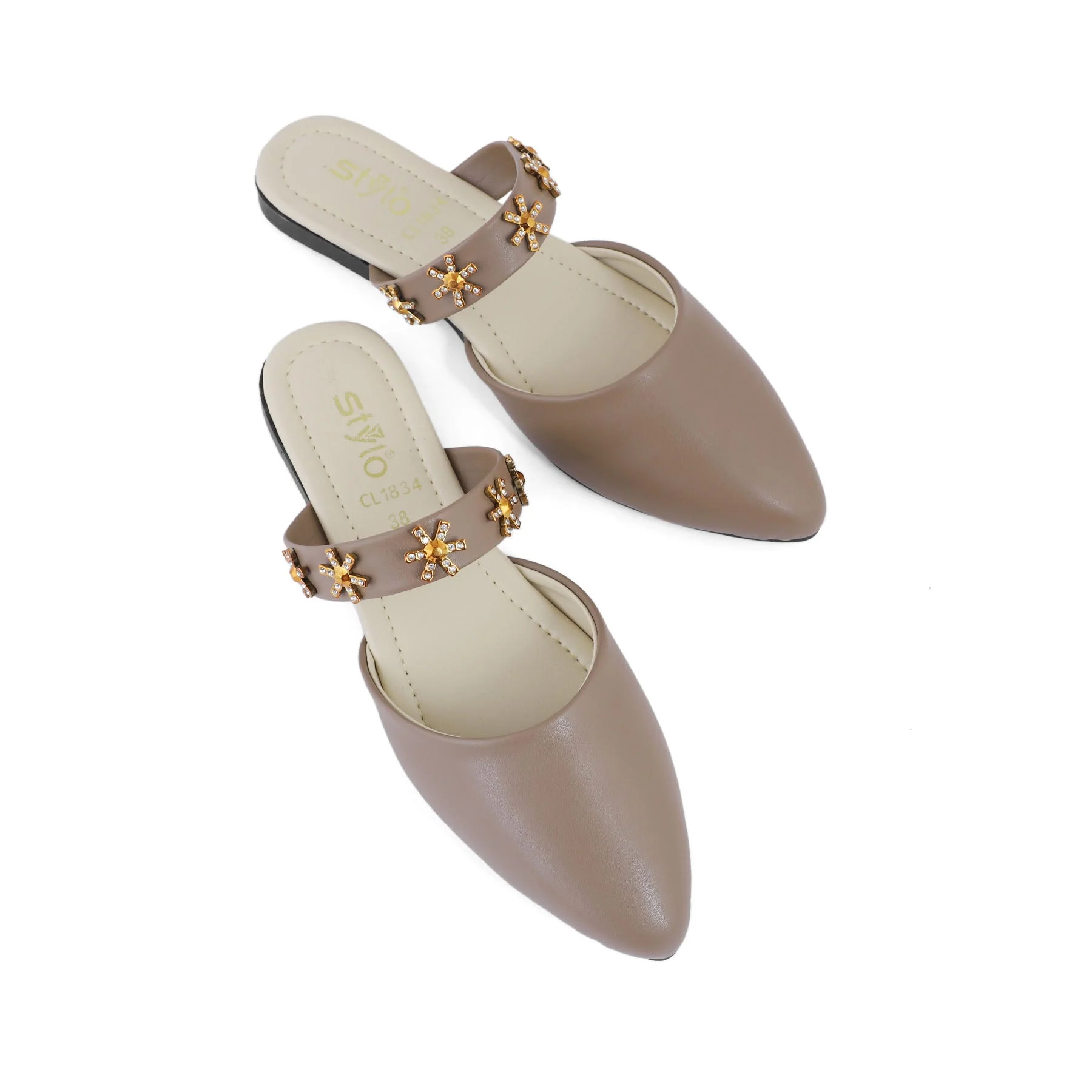 Fawn Casual Mule CL1834 - Image 4