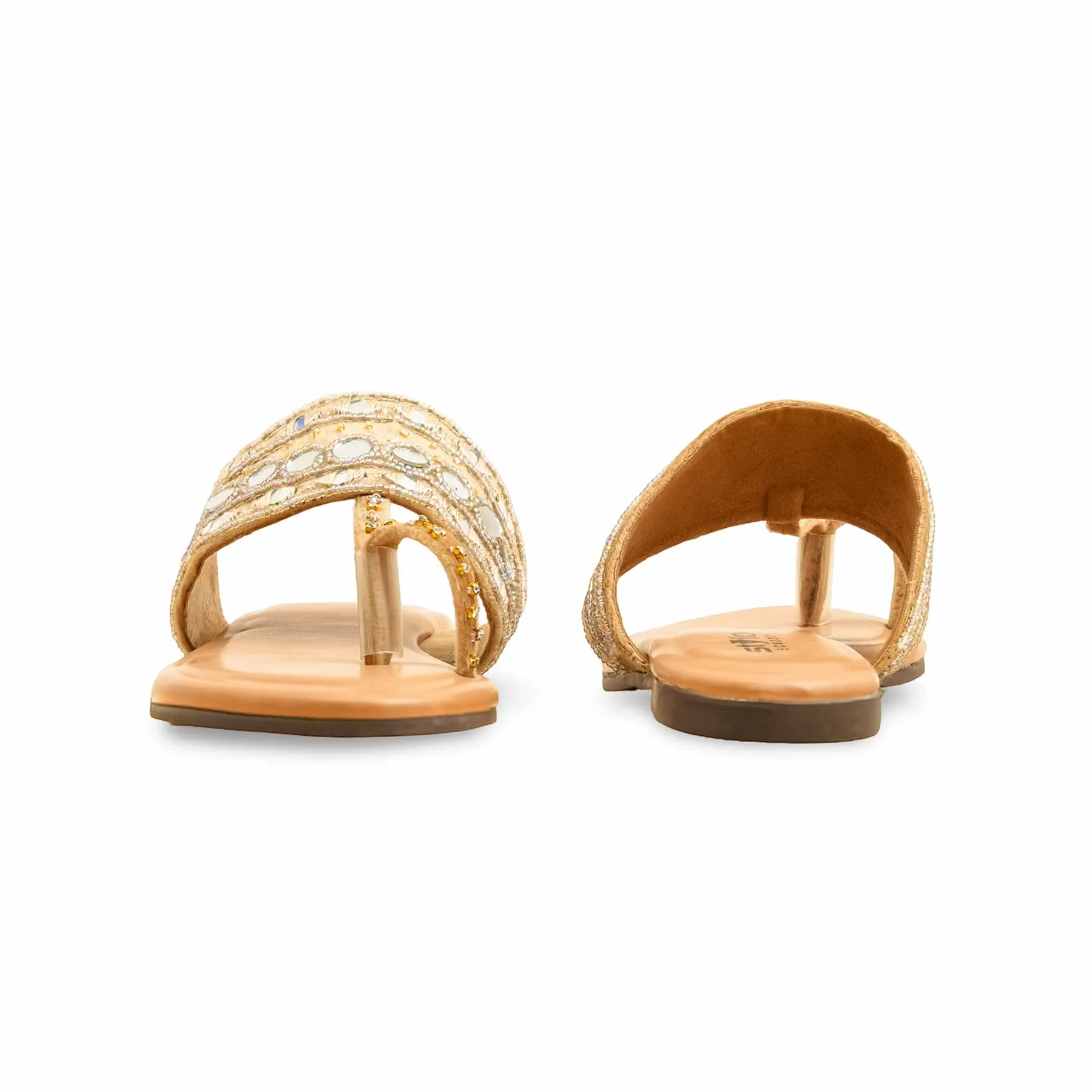 Fawn Ethnic Chappal EC0237 - Image 4