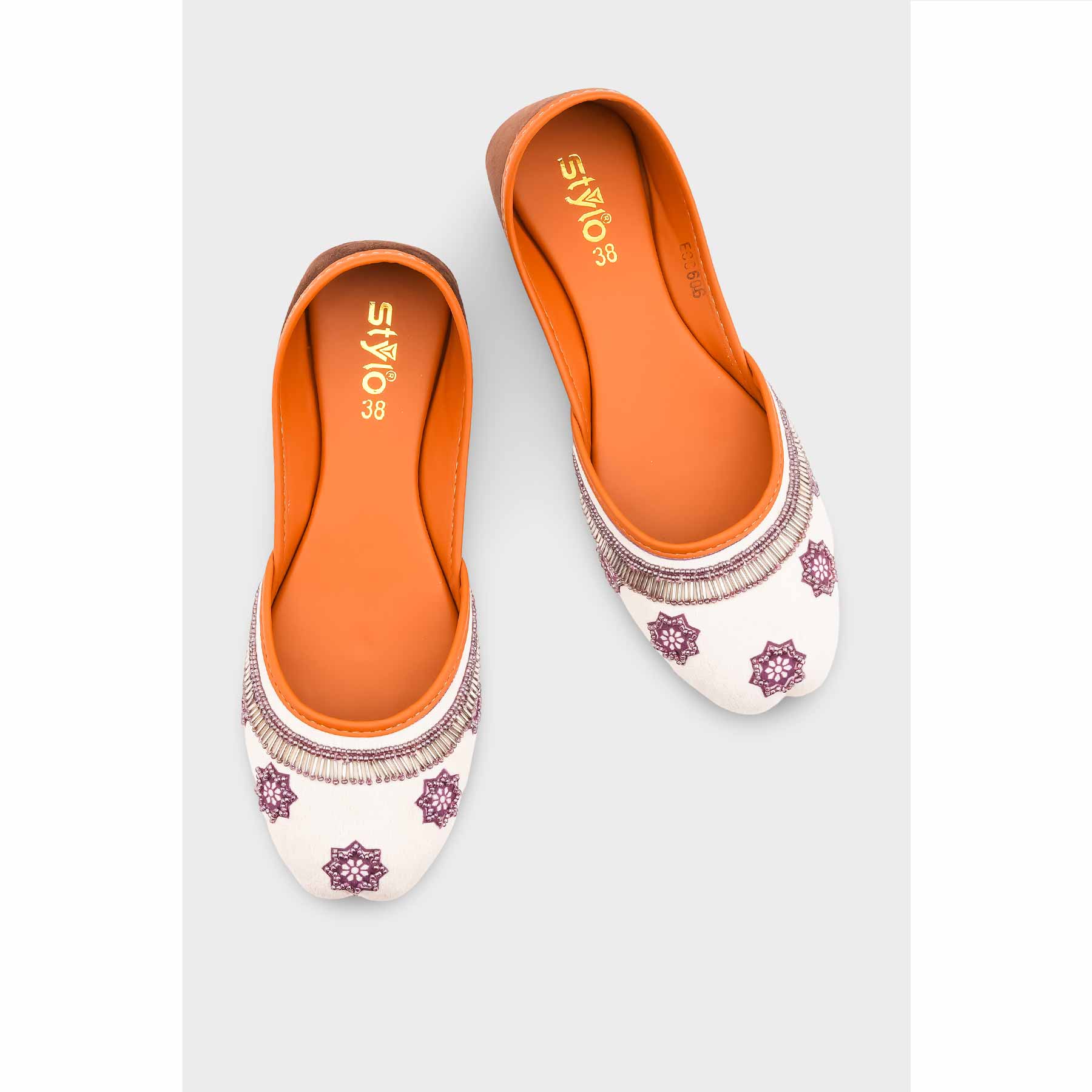 Fawn Ethnic Khussa EC8606 - Image 6