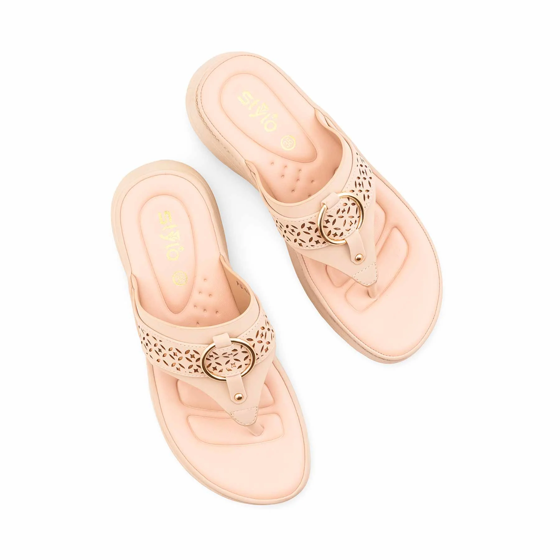 Fawn Formal Chappal For Ladies PU0682 - Image 5