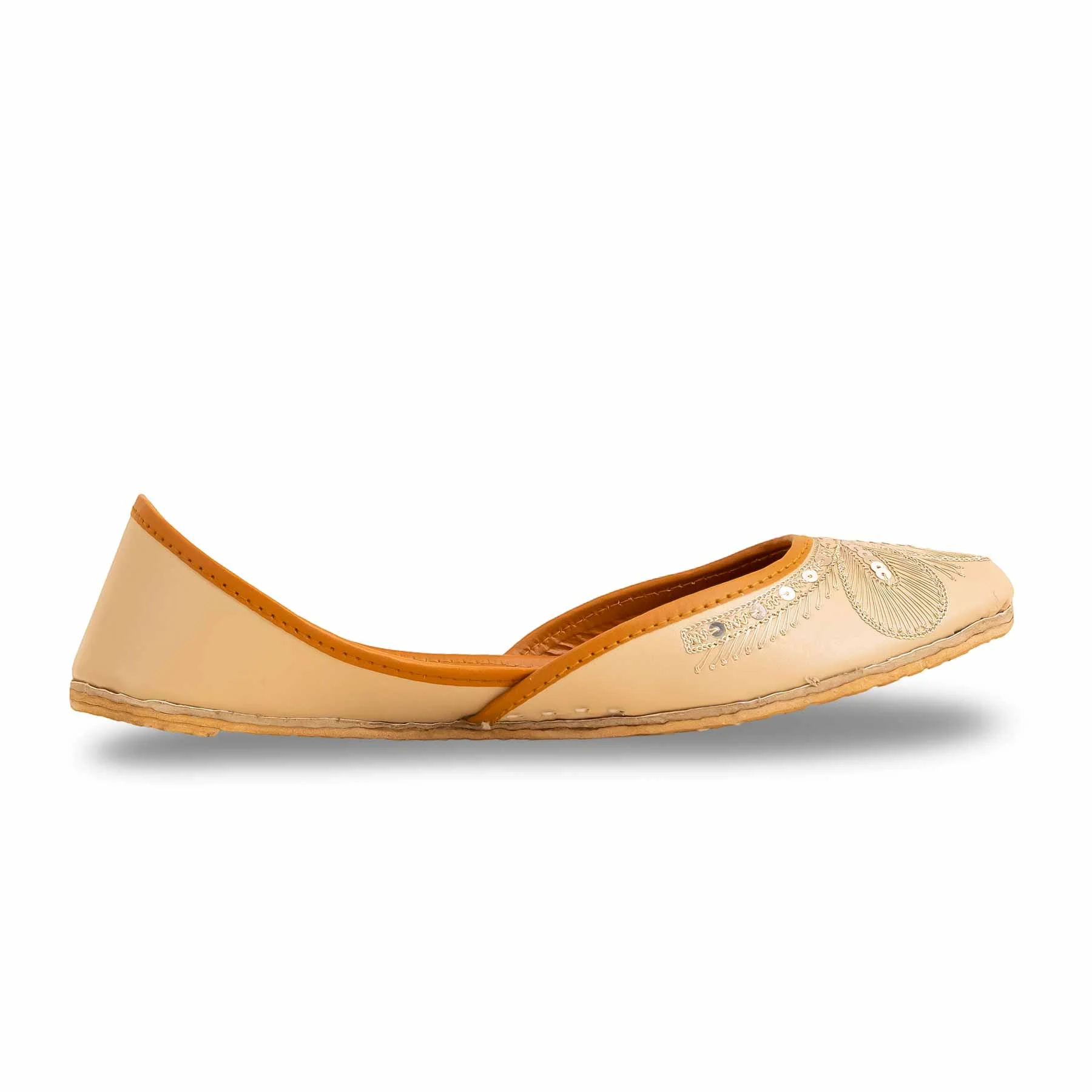 Fawn Formal Khussa For Ladies EC8515 - Image 2