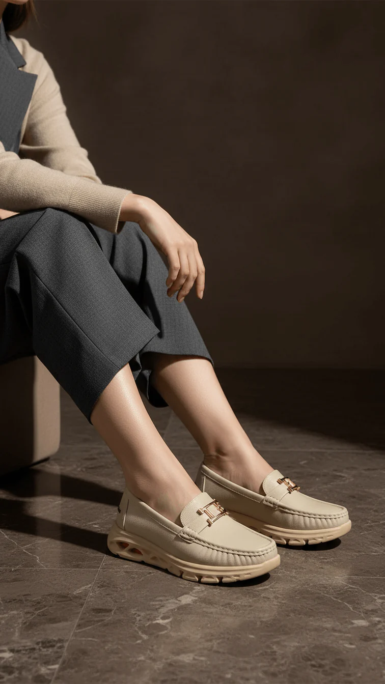 Fawn Moccasin For Ladies WN4517 - Image 2