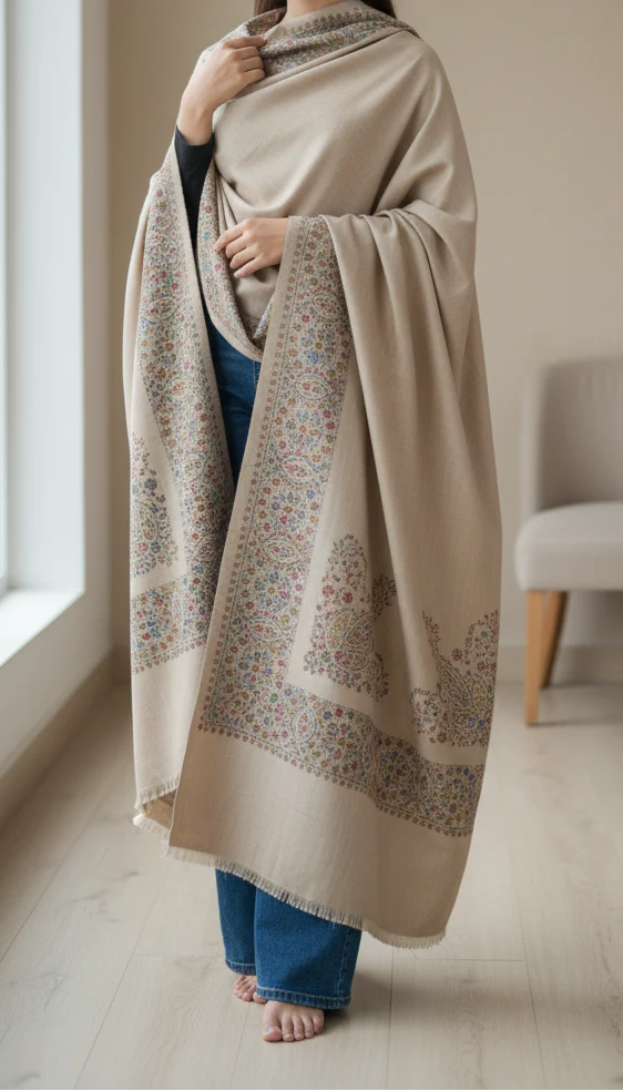 Fawn Winter Shawl PW5866 - Image 2
