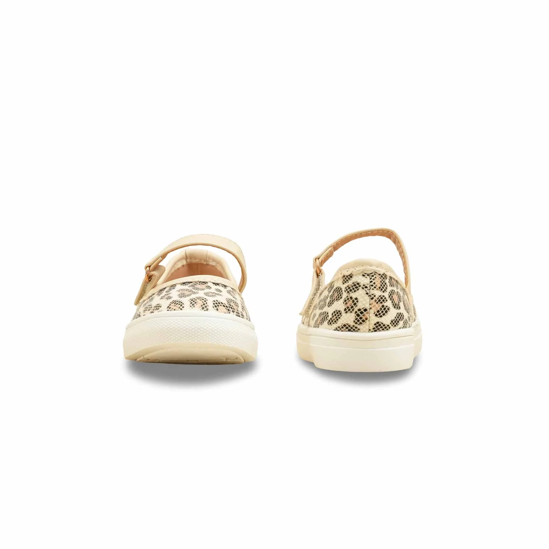 Girls Beige Casual Pumps KD2460 - Image 4
