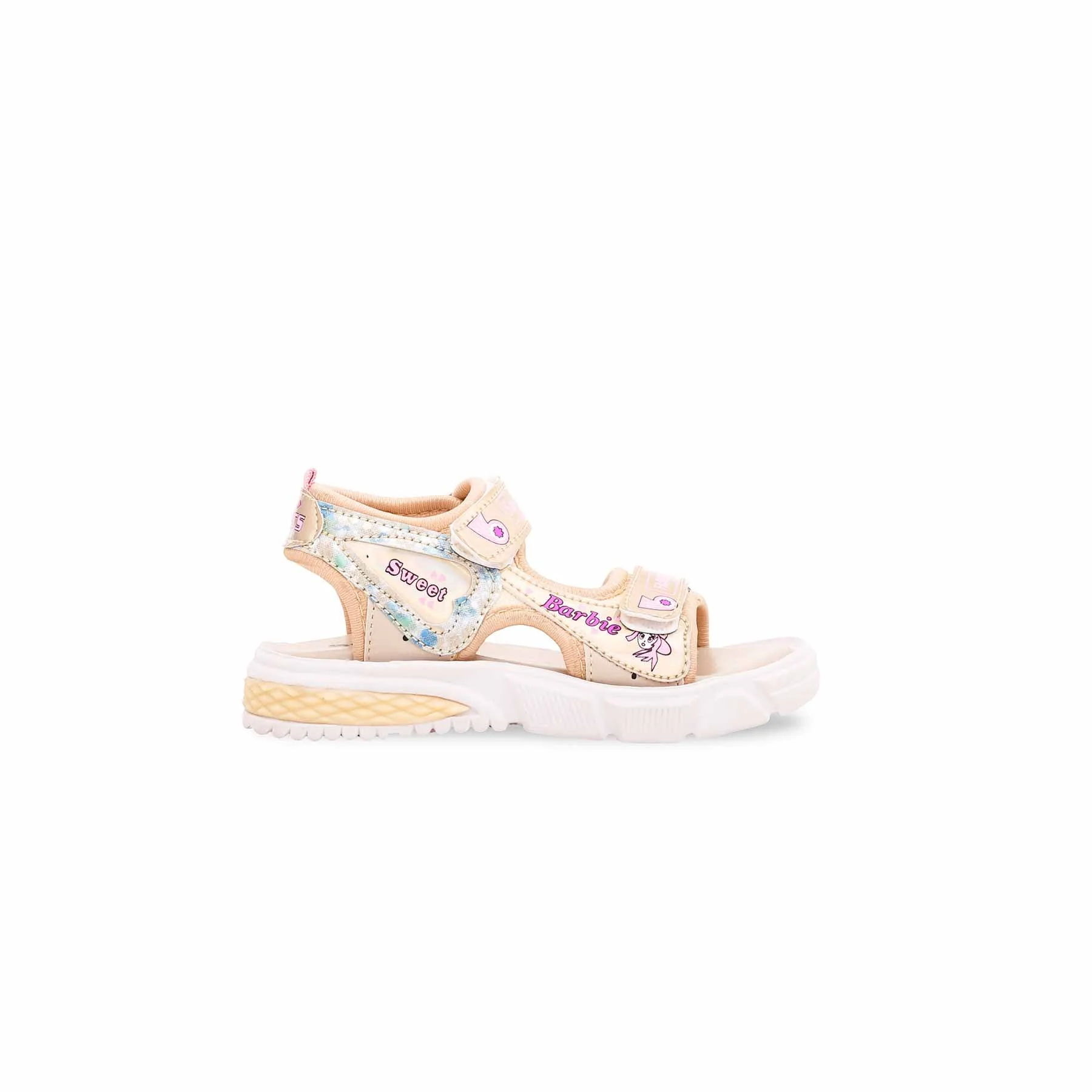Girls Beige Casual Sandal KD9721 - Image 2