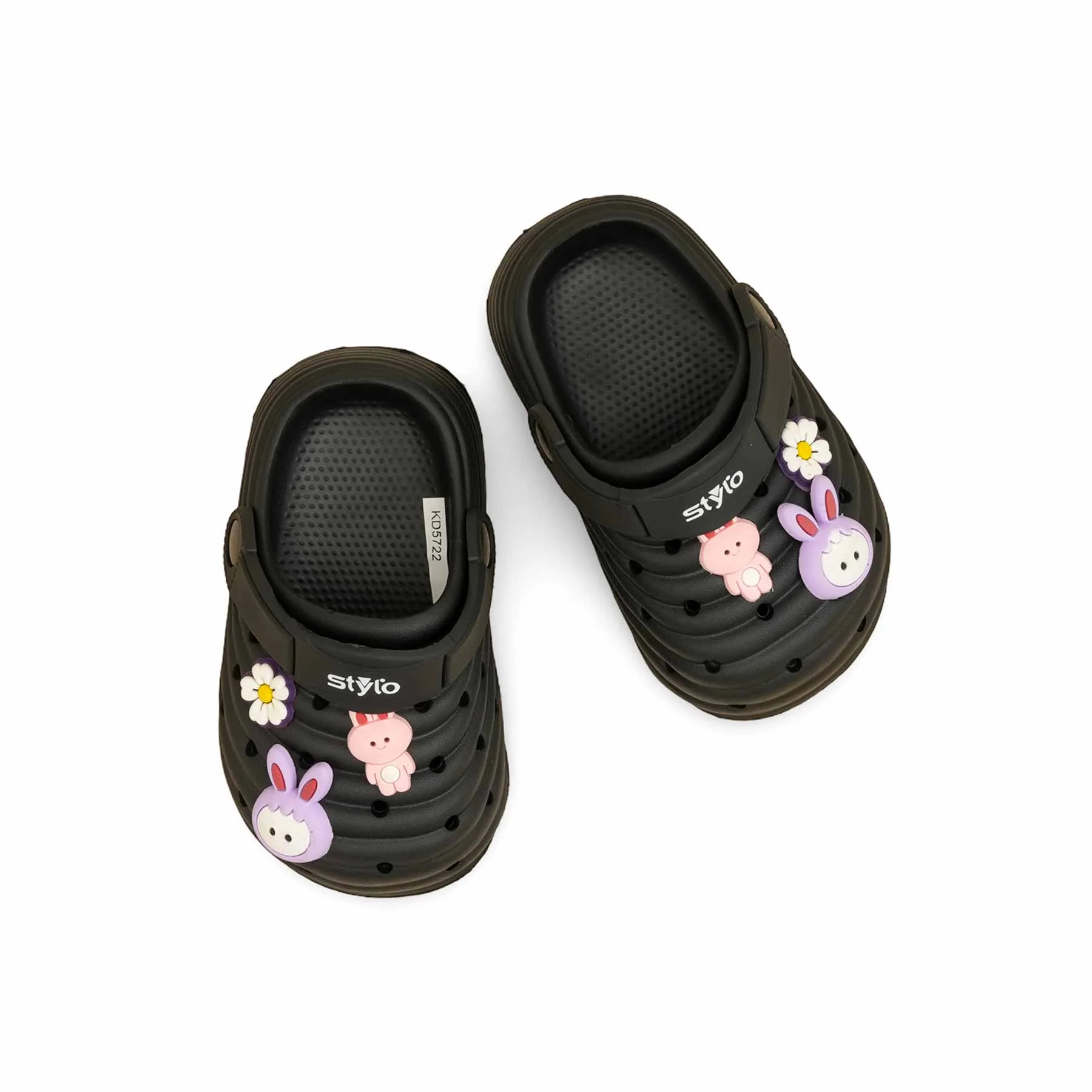Girls Black Casual Flip Flop KD5722 - Image 5
