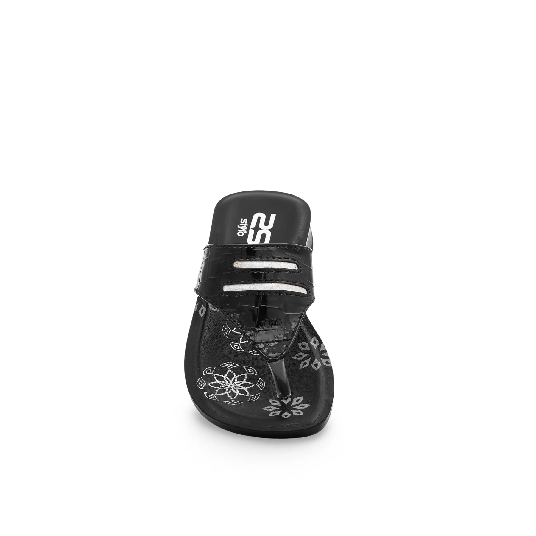 Girls Black Casual Slipper KD5339 - Image 3