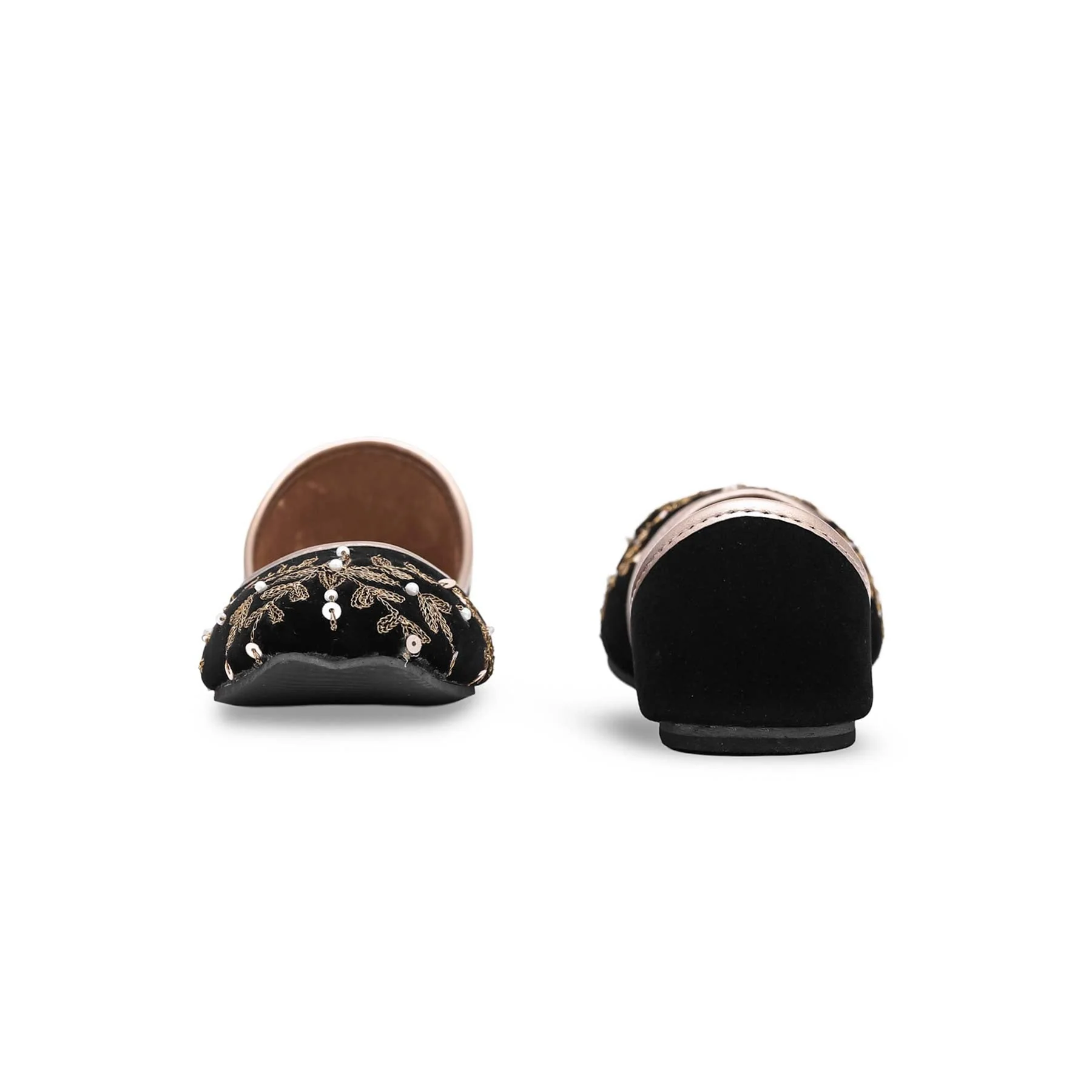 Girls Black Fancy Khussa KD2229 - Image 3