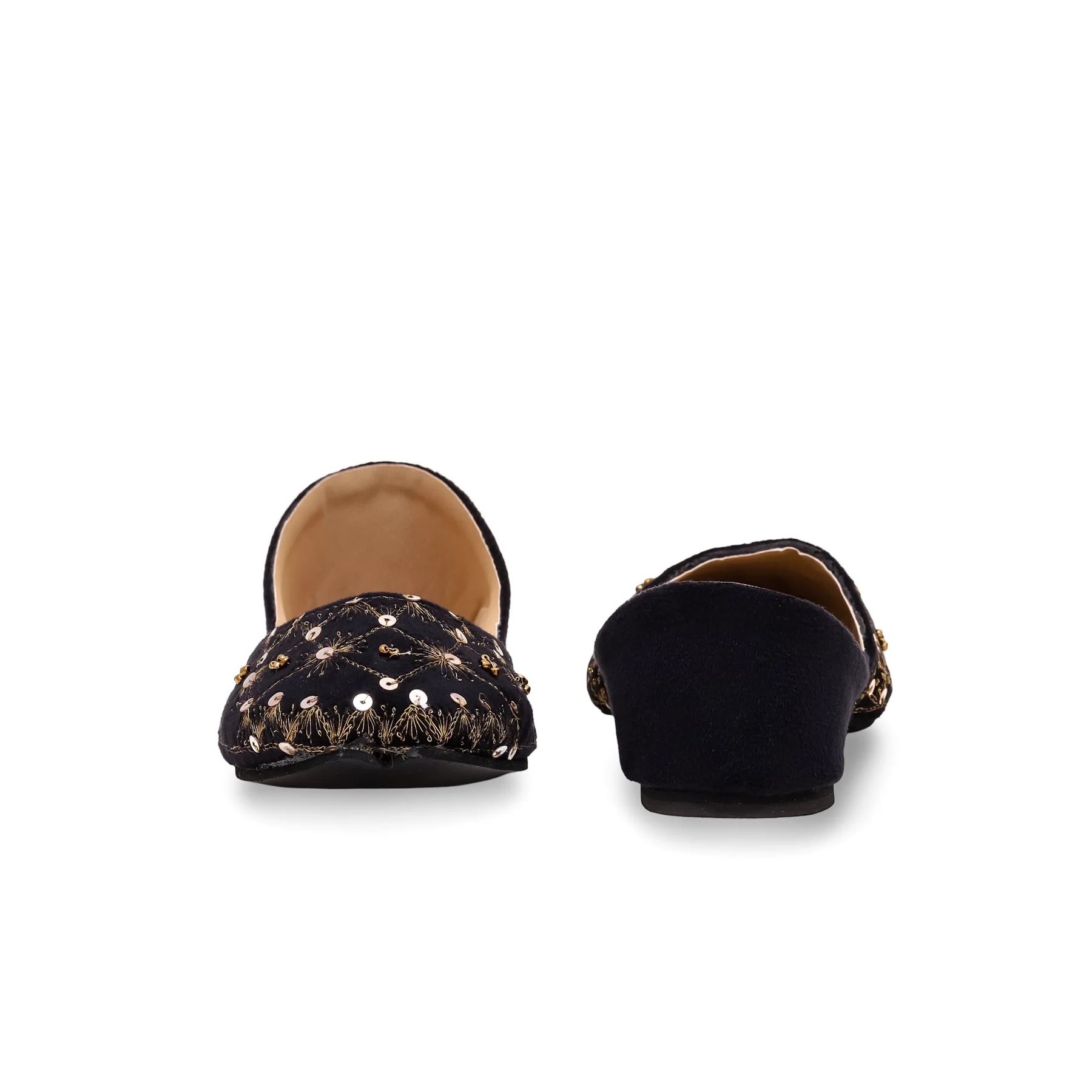 Girls Black Fancy Khussa KD2243 - Image 3