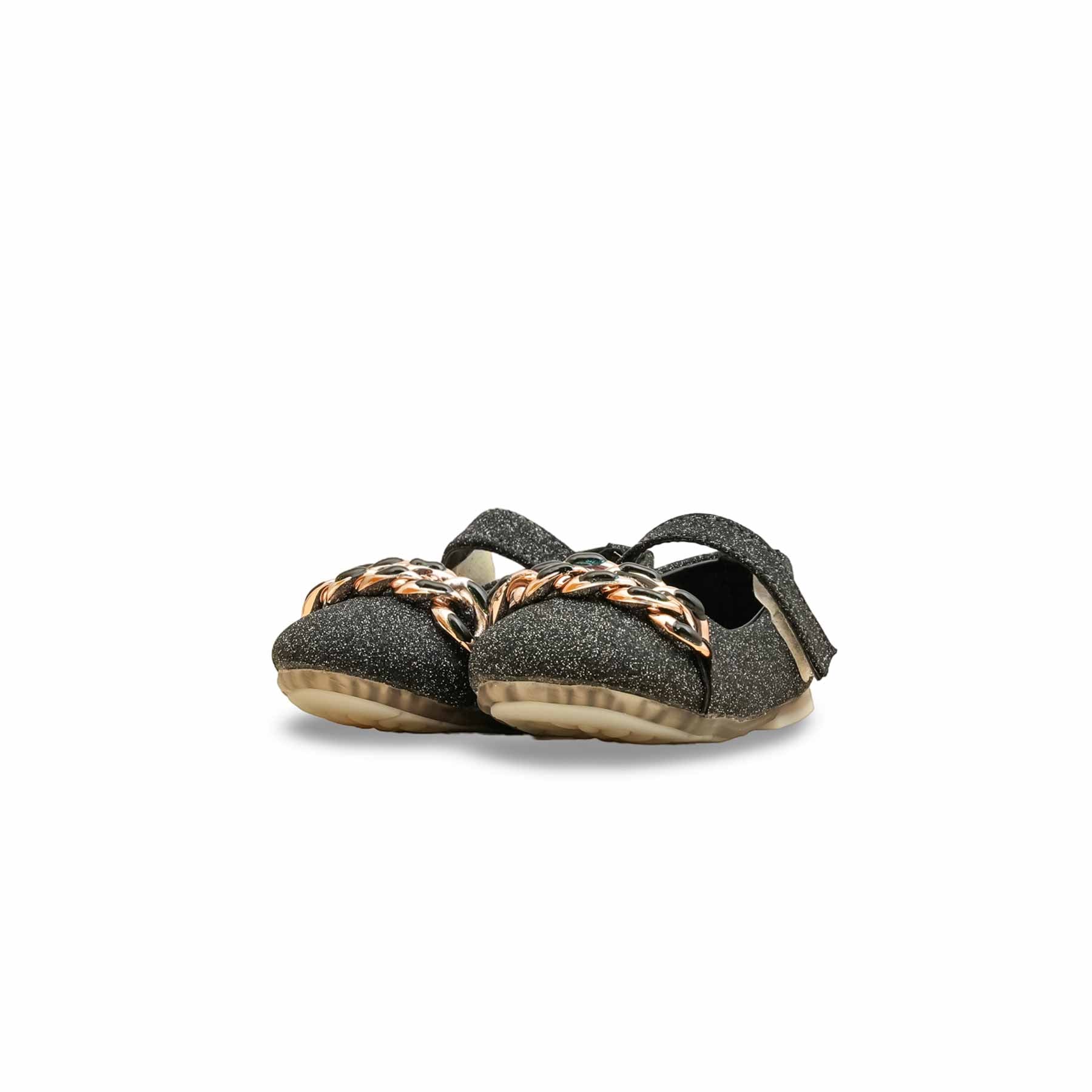 Girls Black Fancy Pumps KD2593 - Image 3