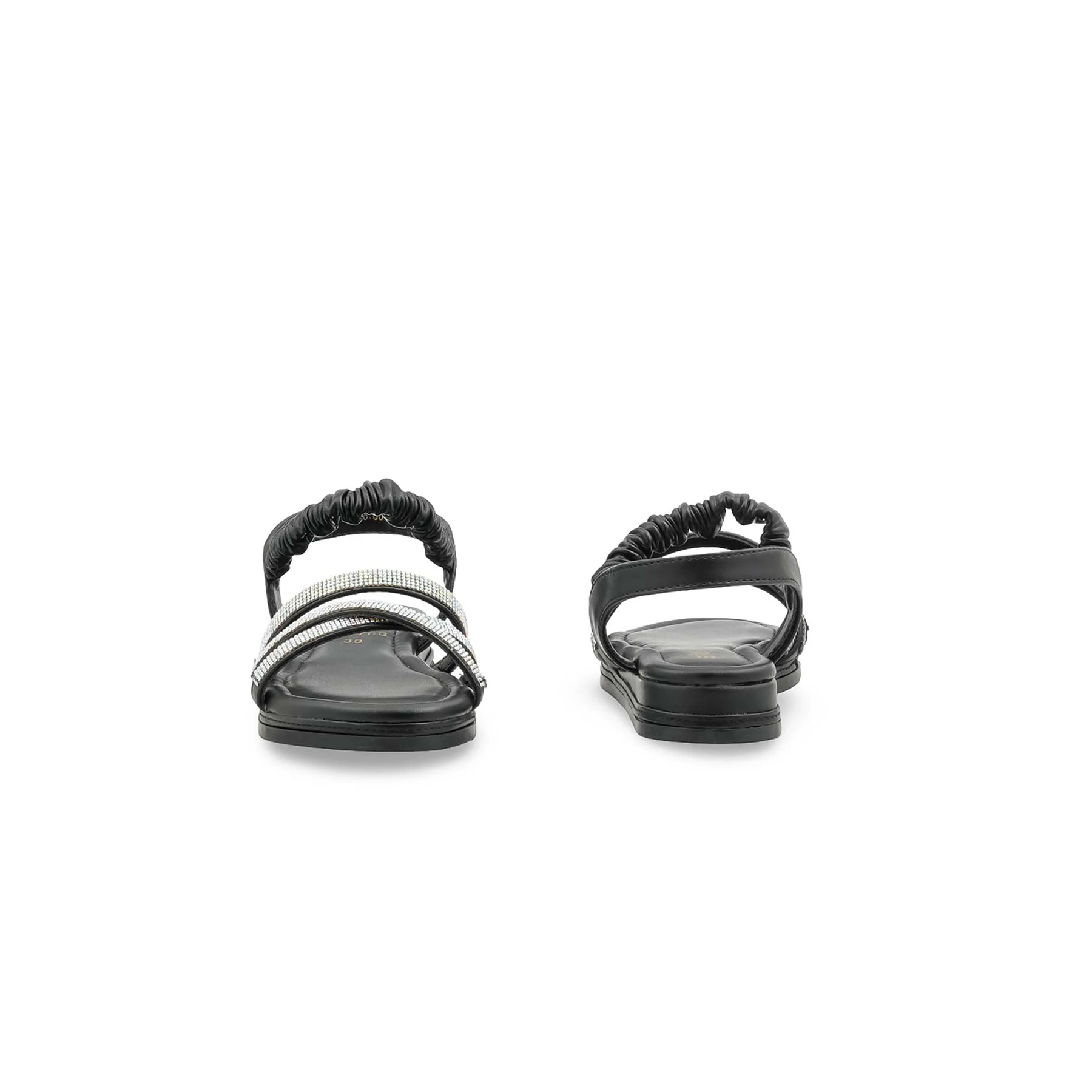 Girls Black Fancy Sandal KD5768 - Image 4