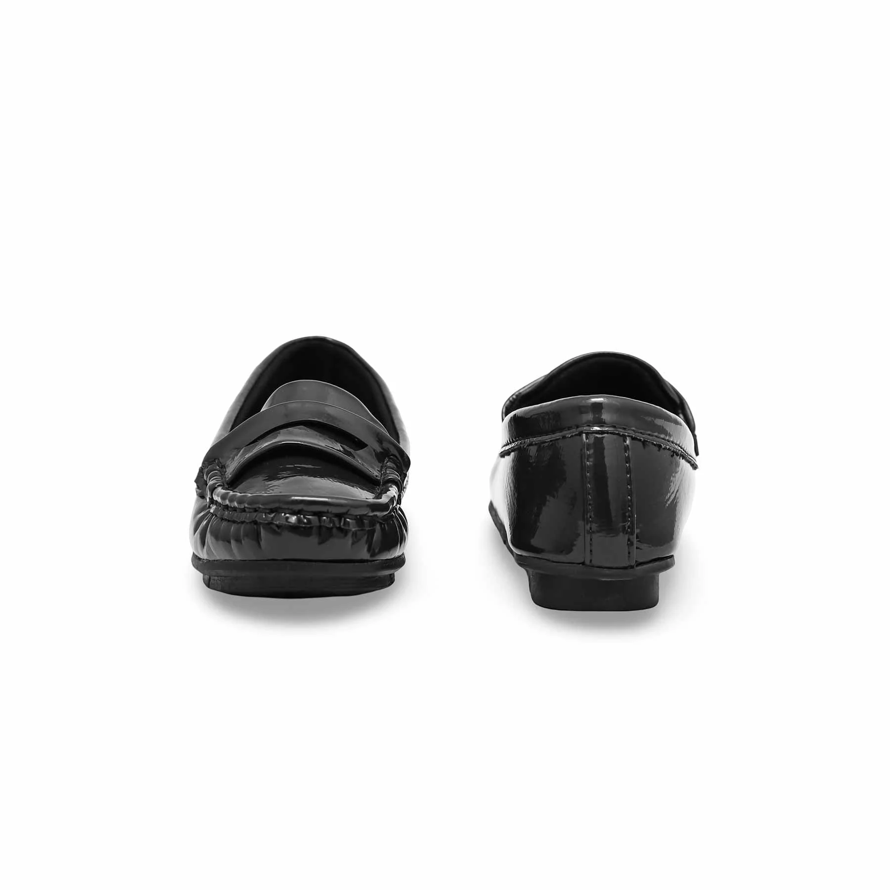 Girls Black Formal Moccasin KD2296 - Image 4