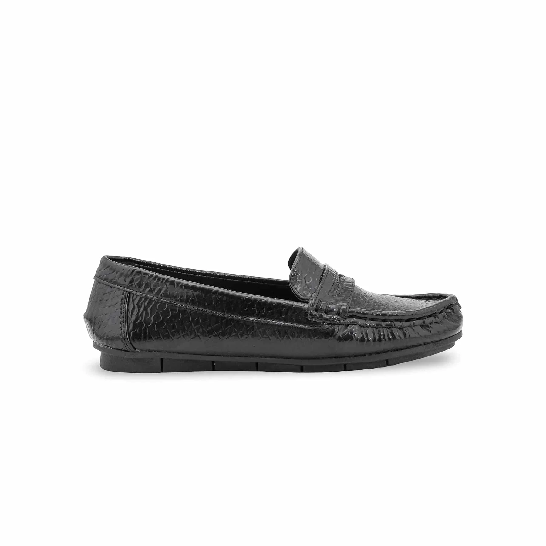 Girls Black Formal Moccasin KD2598 - Image 2