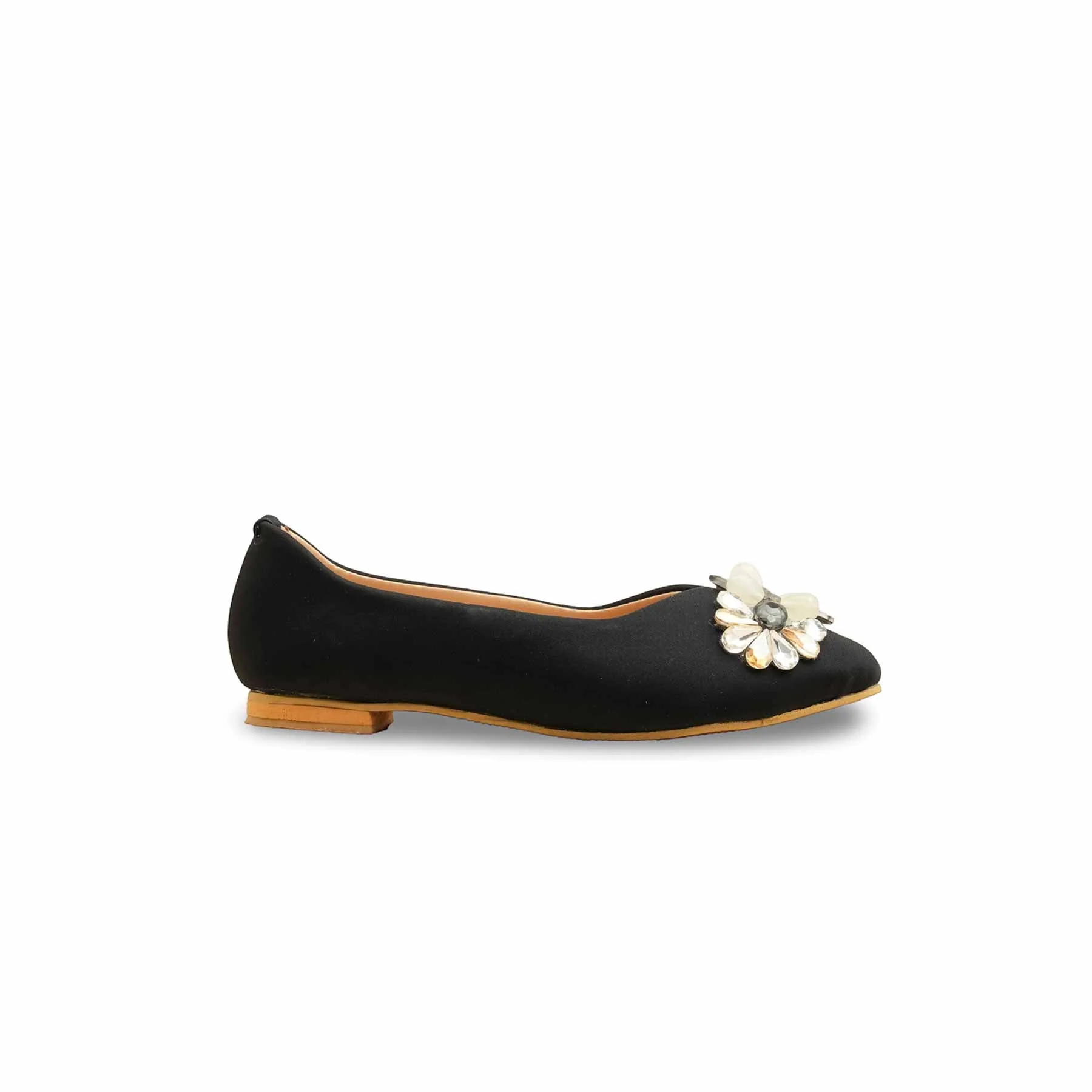 Girls Black Formal Pumps KD2550 - Image 2