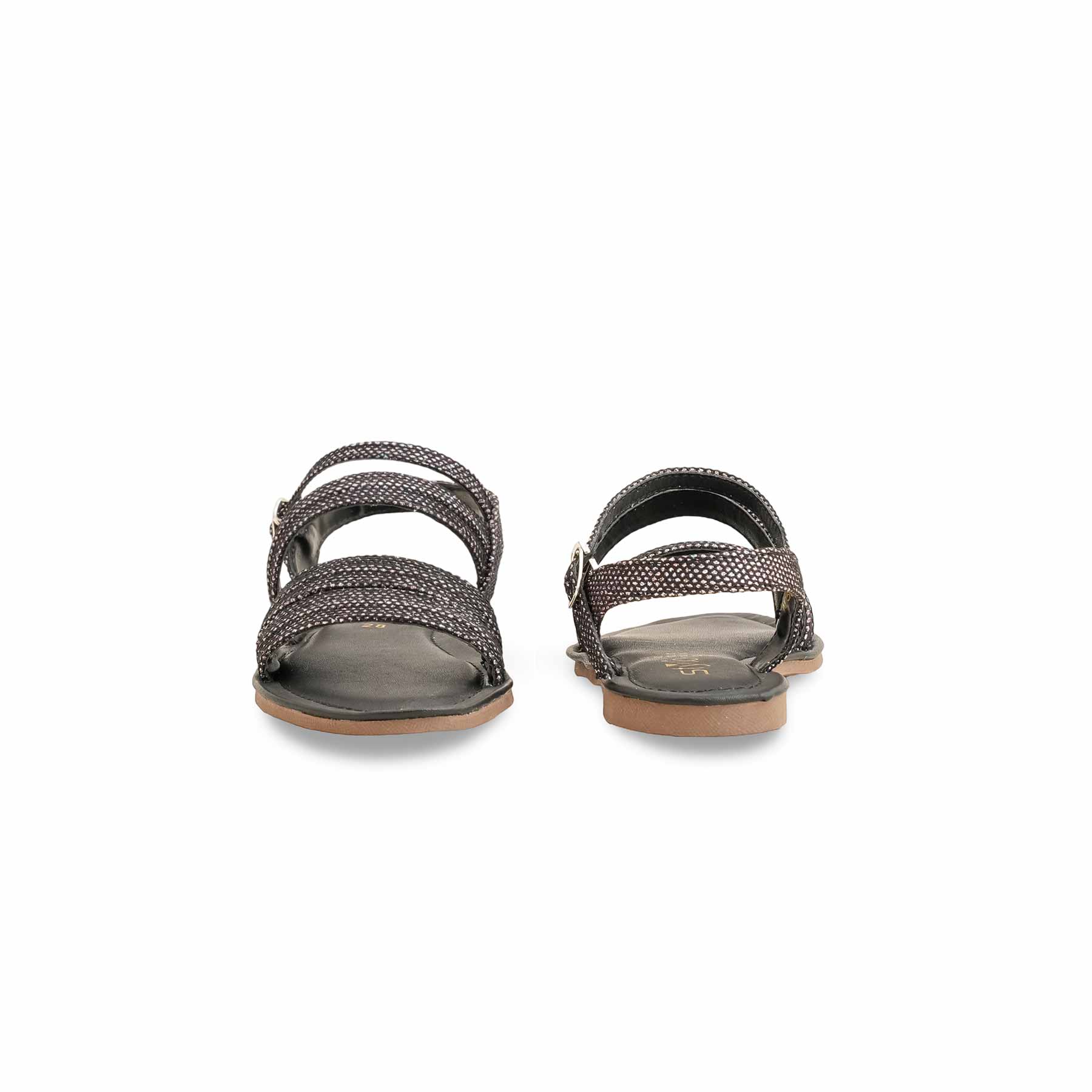Girls Black Formal Sandal KD5685 - Image 4