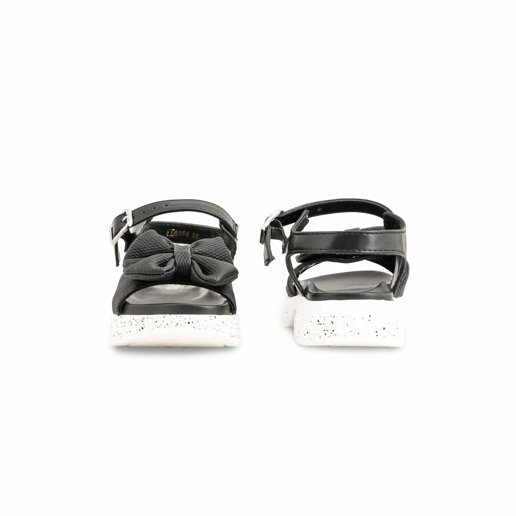 Girls Black Formal Sandal KD5698 - Image 4