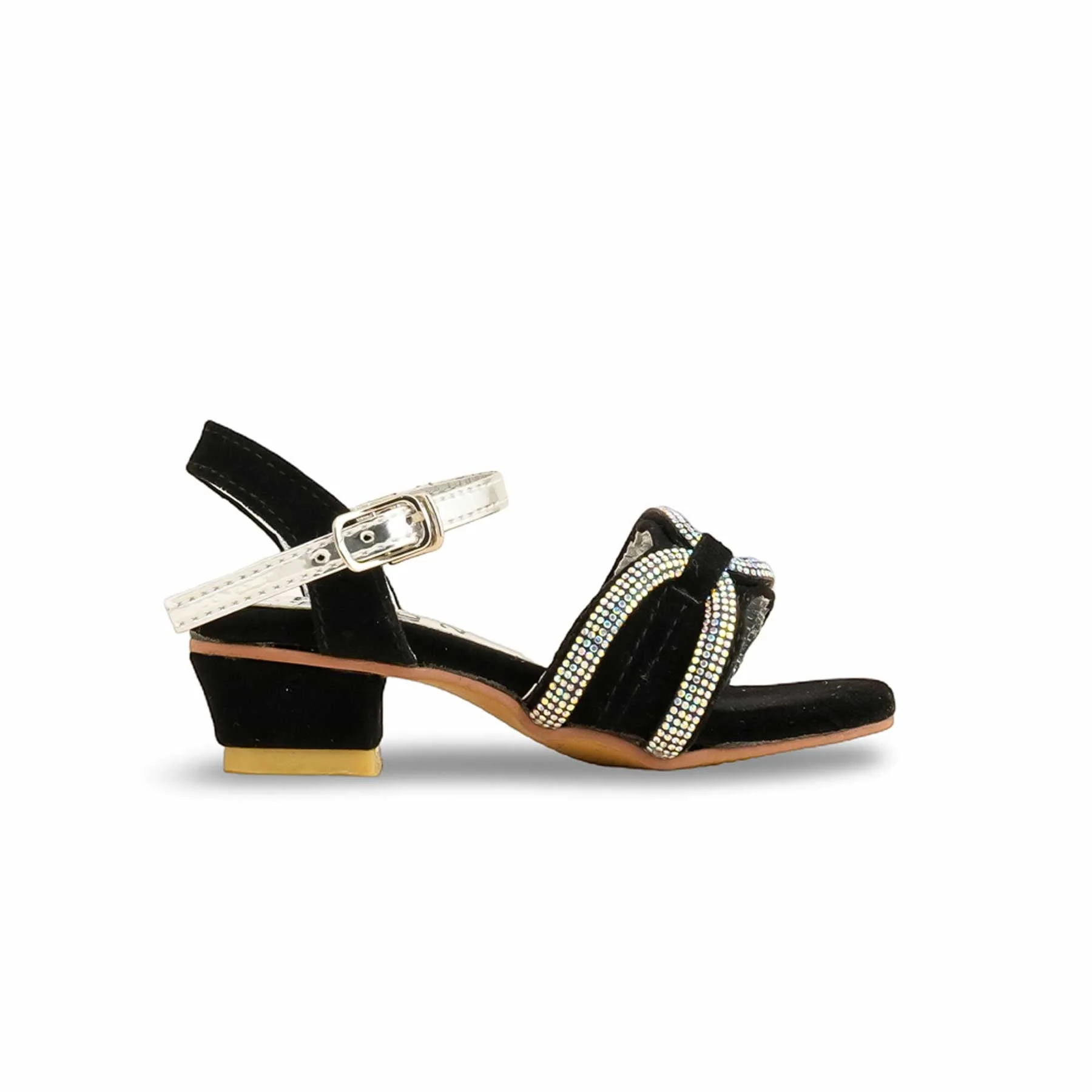 Girls Black Formal Sandal KD5706 - Image 2