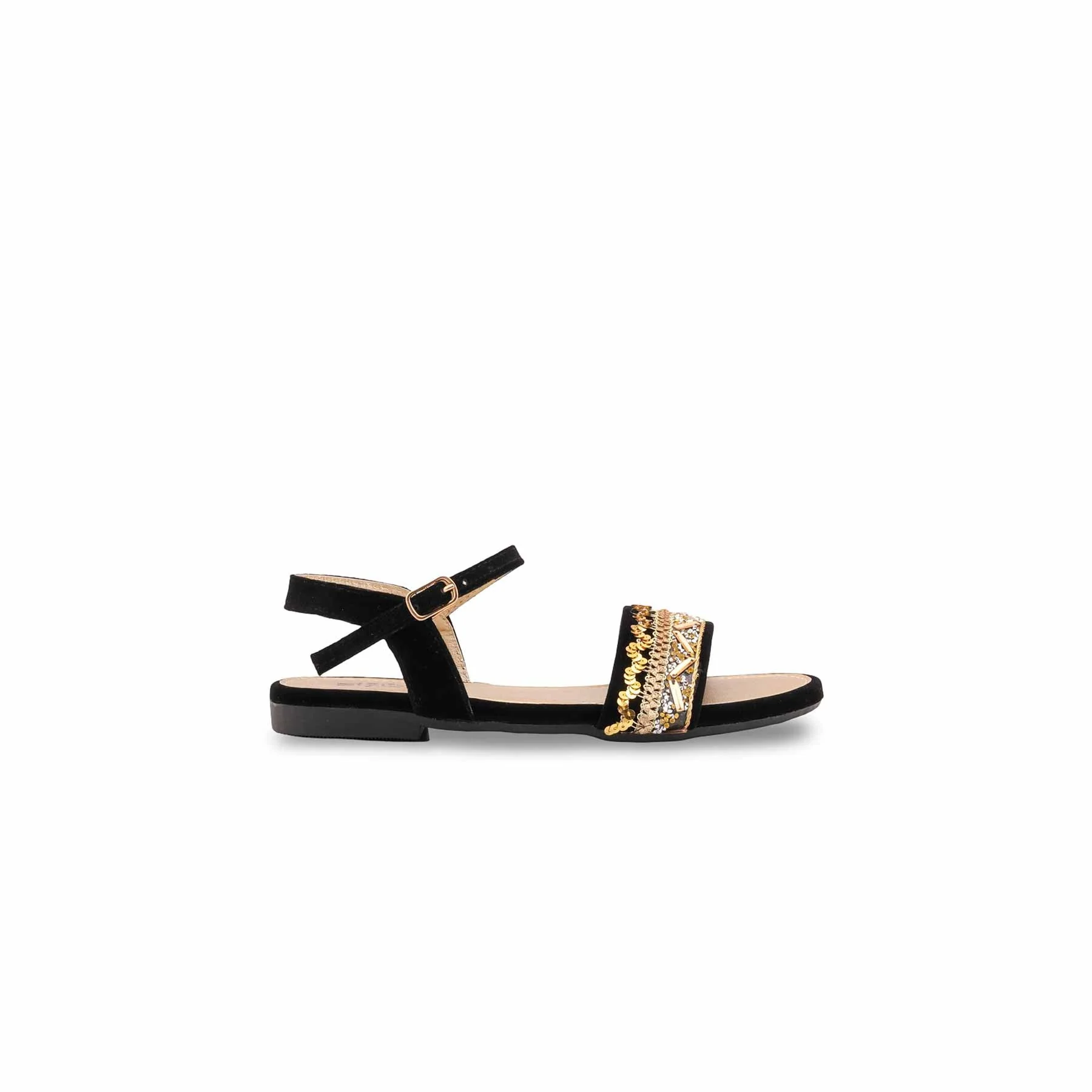 Girls Black Formal Sandal KD5882 - Image 2