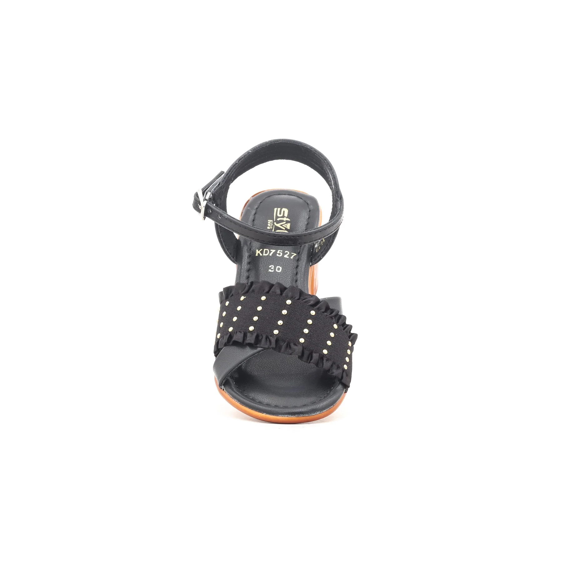 Girls Black Formal Sandal KD7527 - Image 3