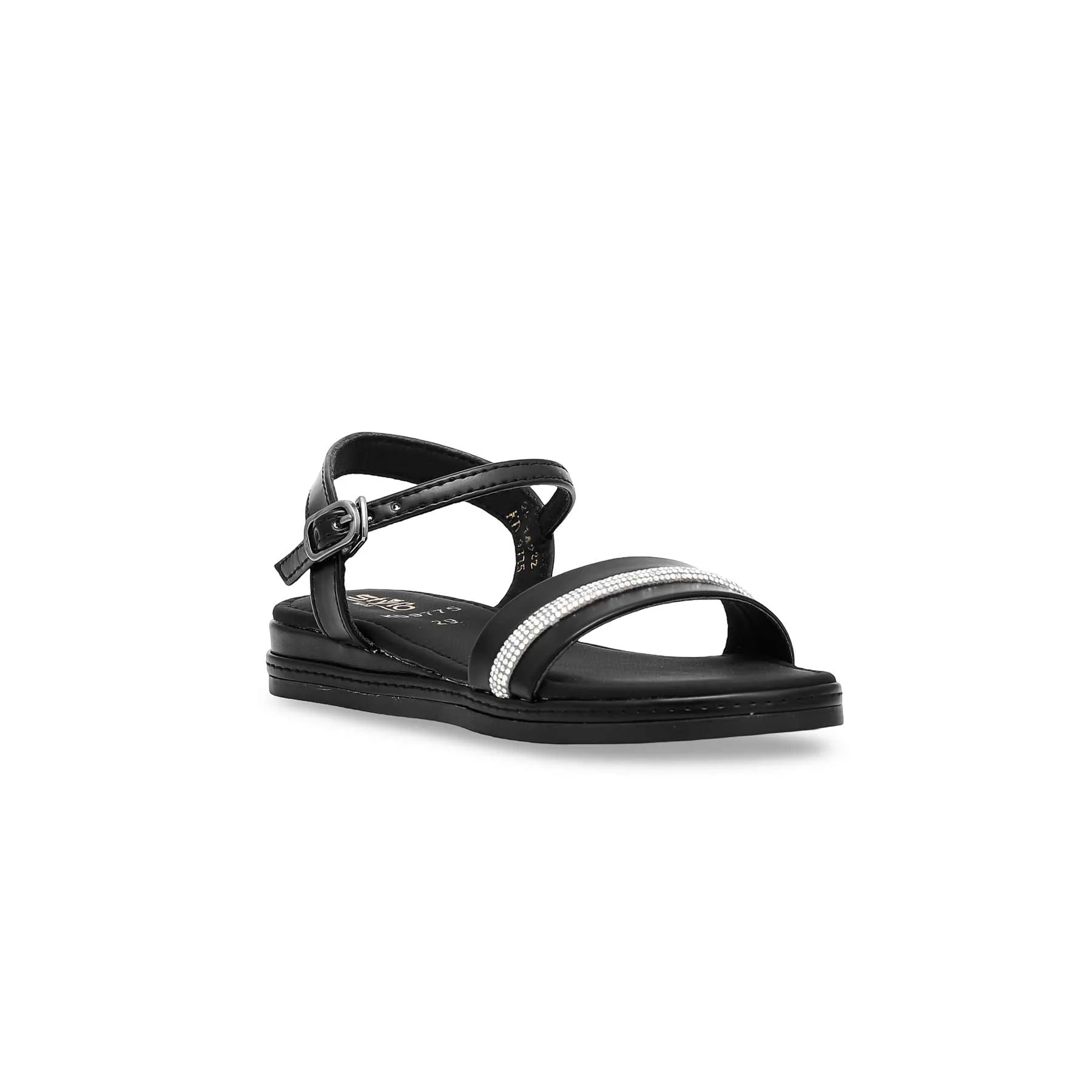 Girls Black Formal Sandal KD9775 - Image 2