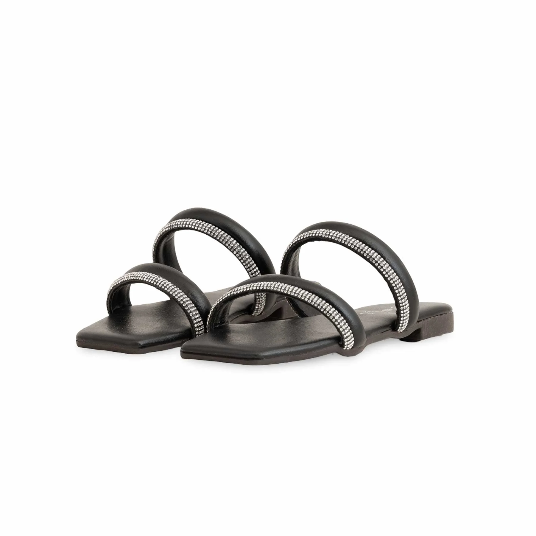 Girls Black Formal Slipper KD5541 - Image 3