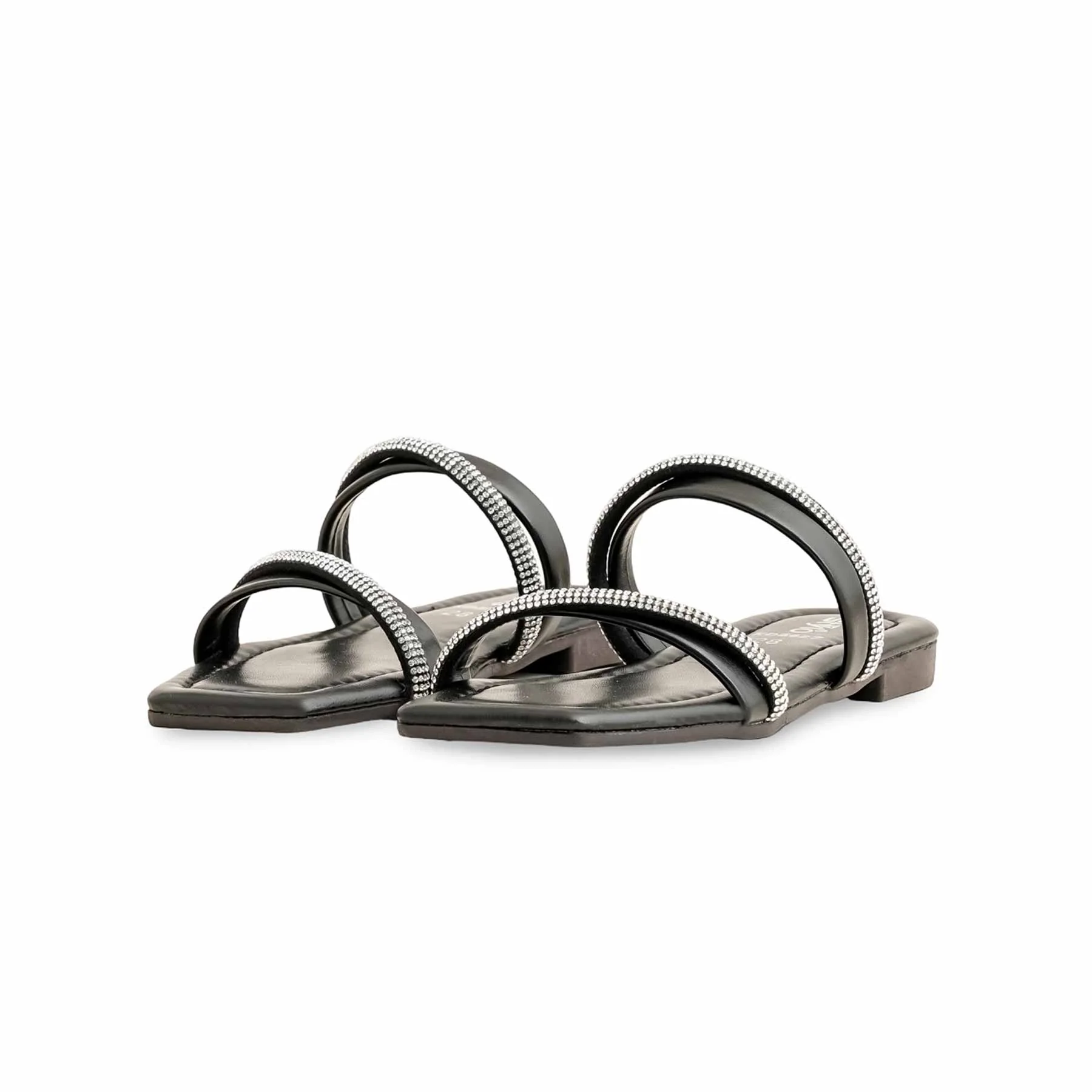 Girls Black Formal Slipper KD5627 - Image 3
