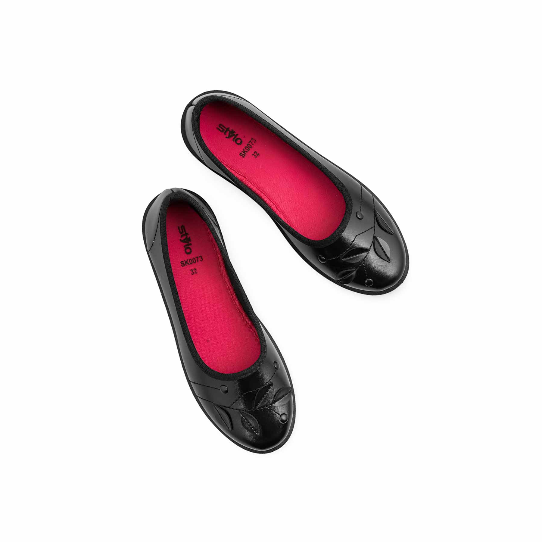 Girls Black School Shoes SK0073 - Image 5