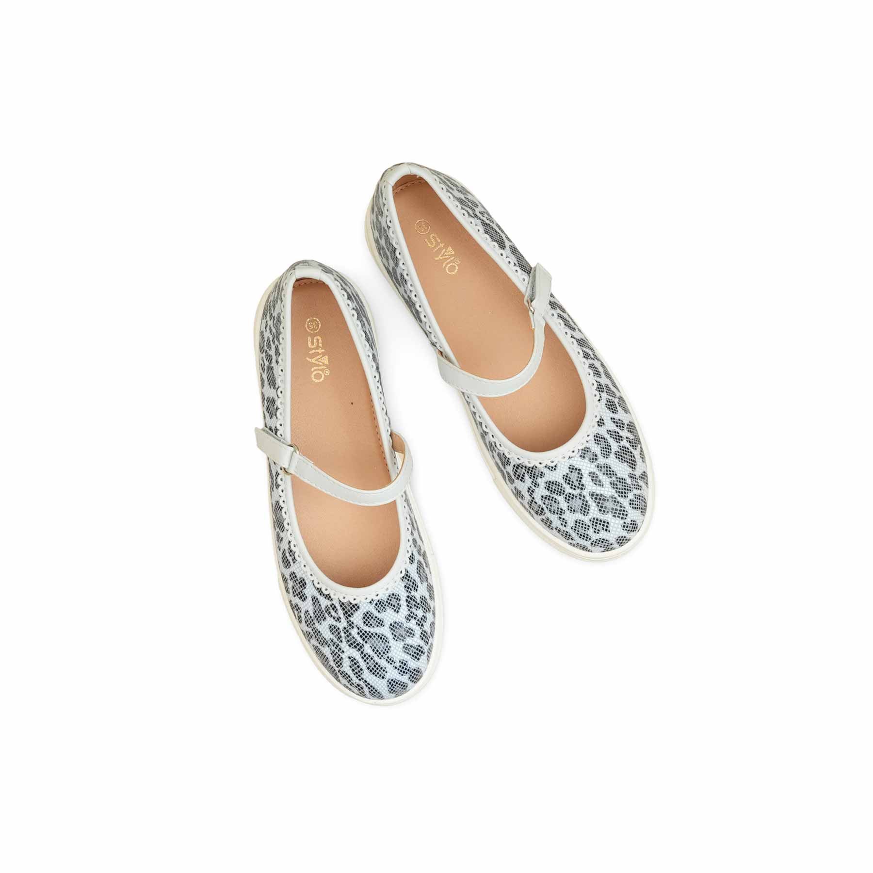 Girls Blue Casual Pumps KD2461 - Image 5