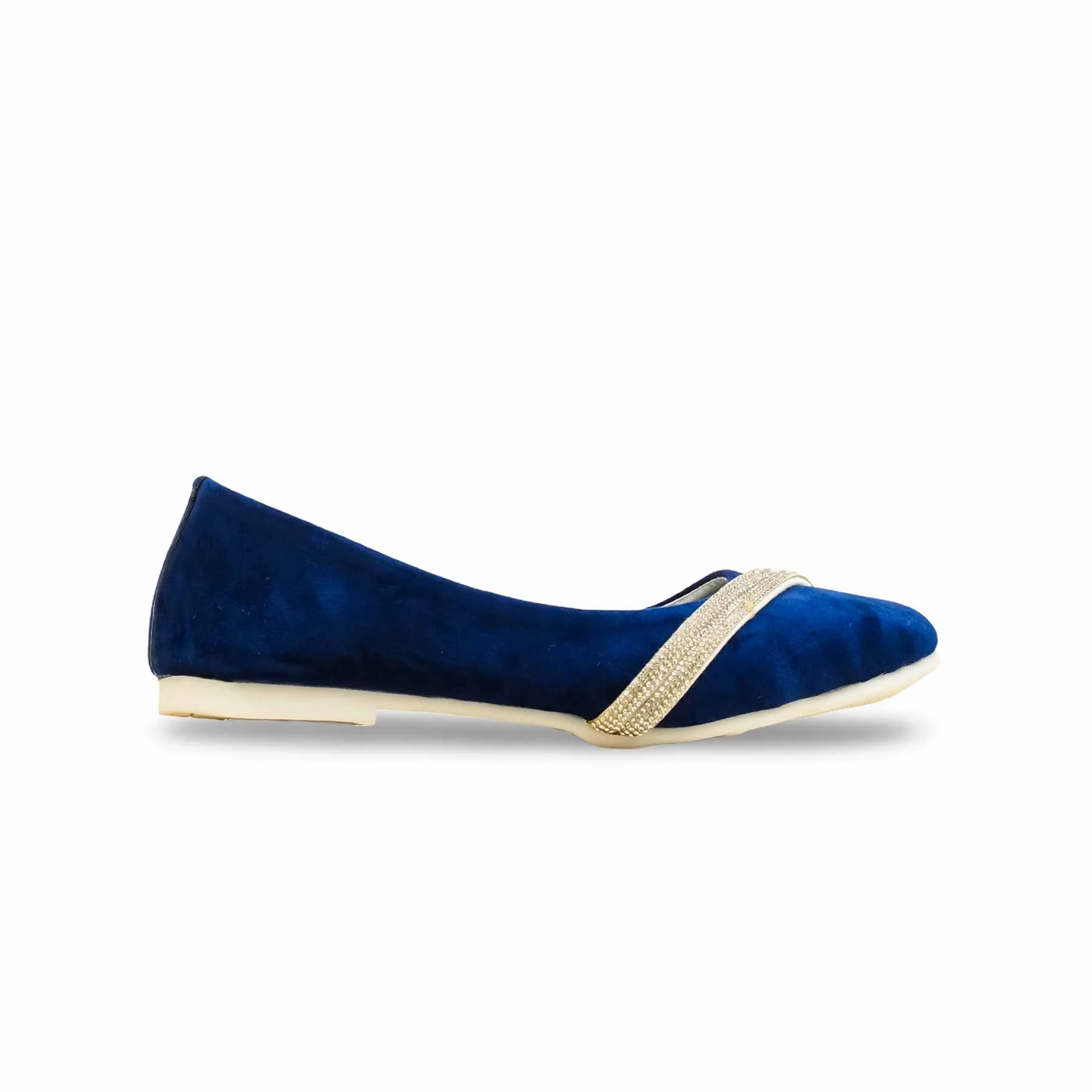 Girls Blue Fancy Pumps KD2488 - Image 2