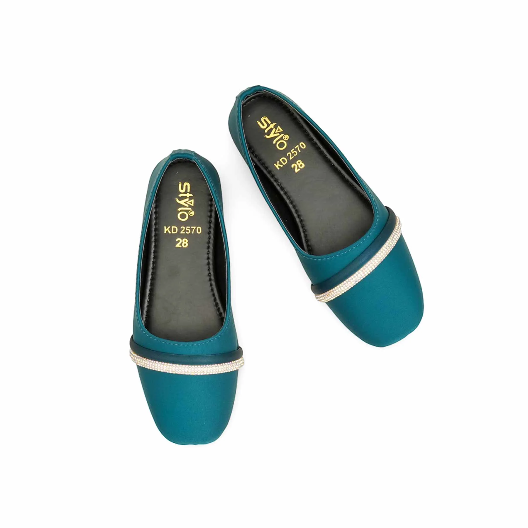 Girls Blue Formal Pumps KD2570 - Image 5