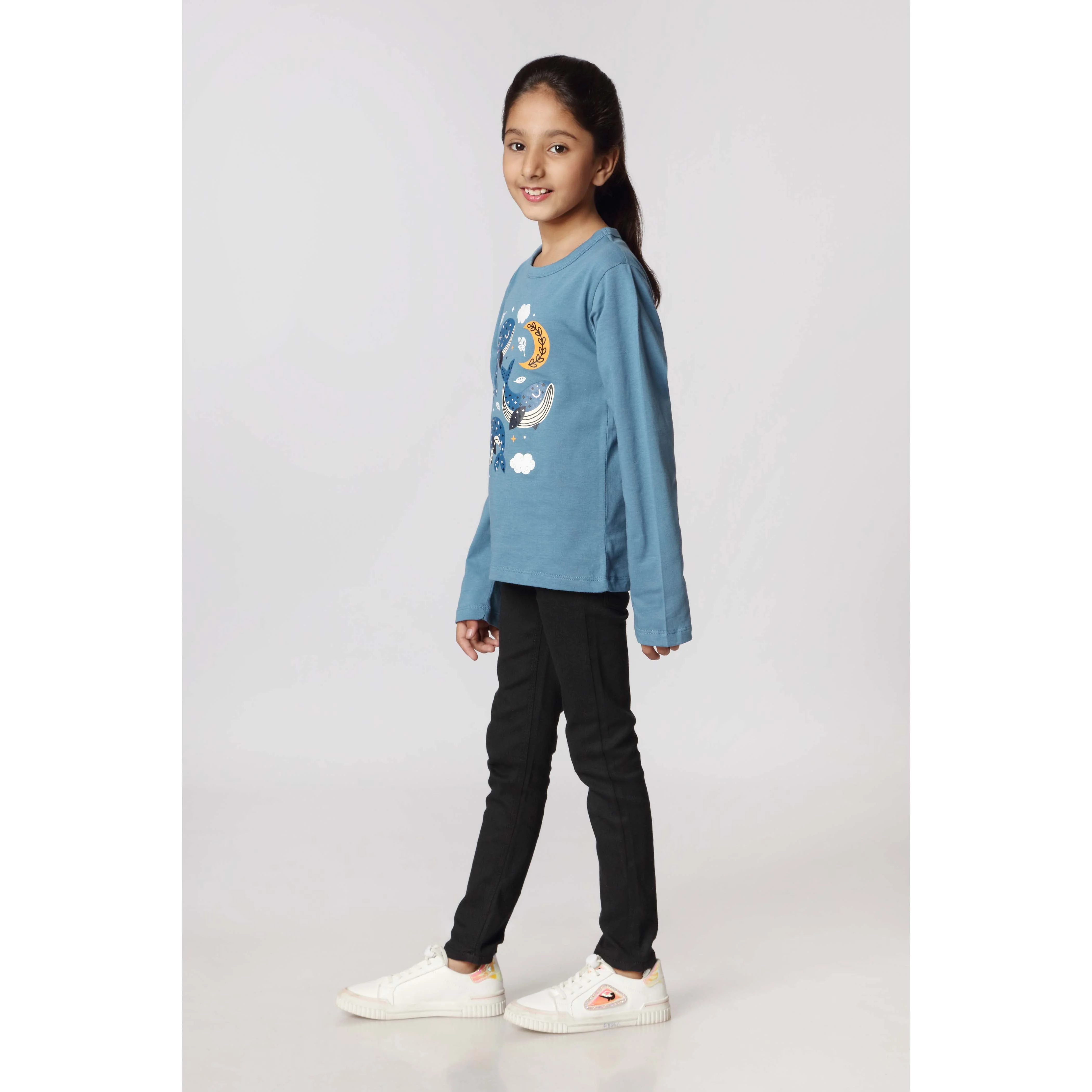 Girls Blue Jersey Shirt PW2841 - Image 2