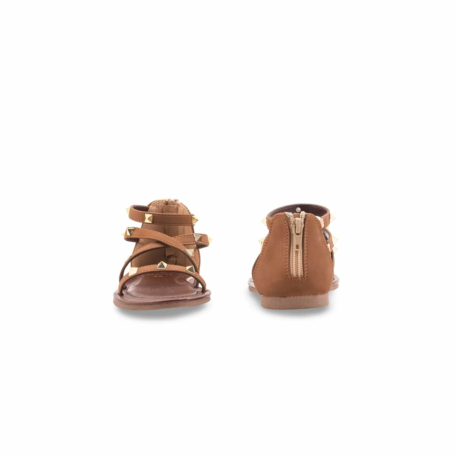 Girls Brown Casual Sandal KD5792 - Image 4