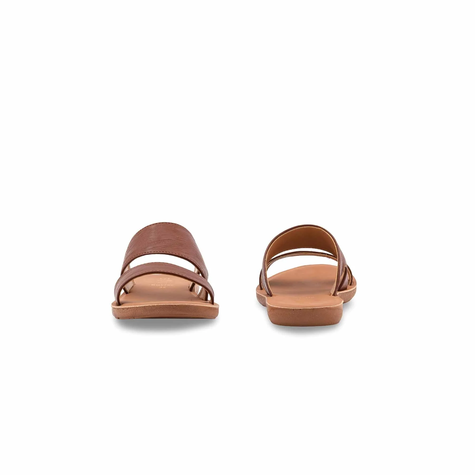 Girls Brown Casual Slipper KD5796 - Image 4