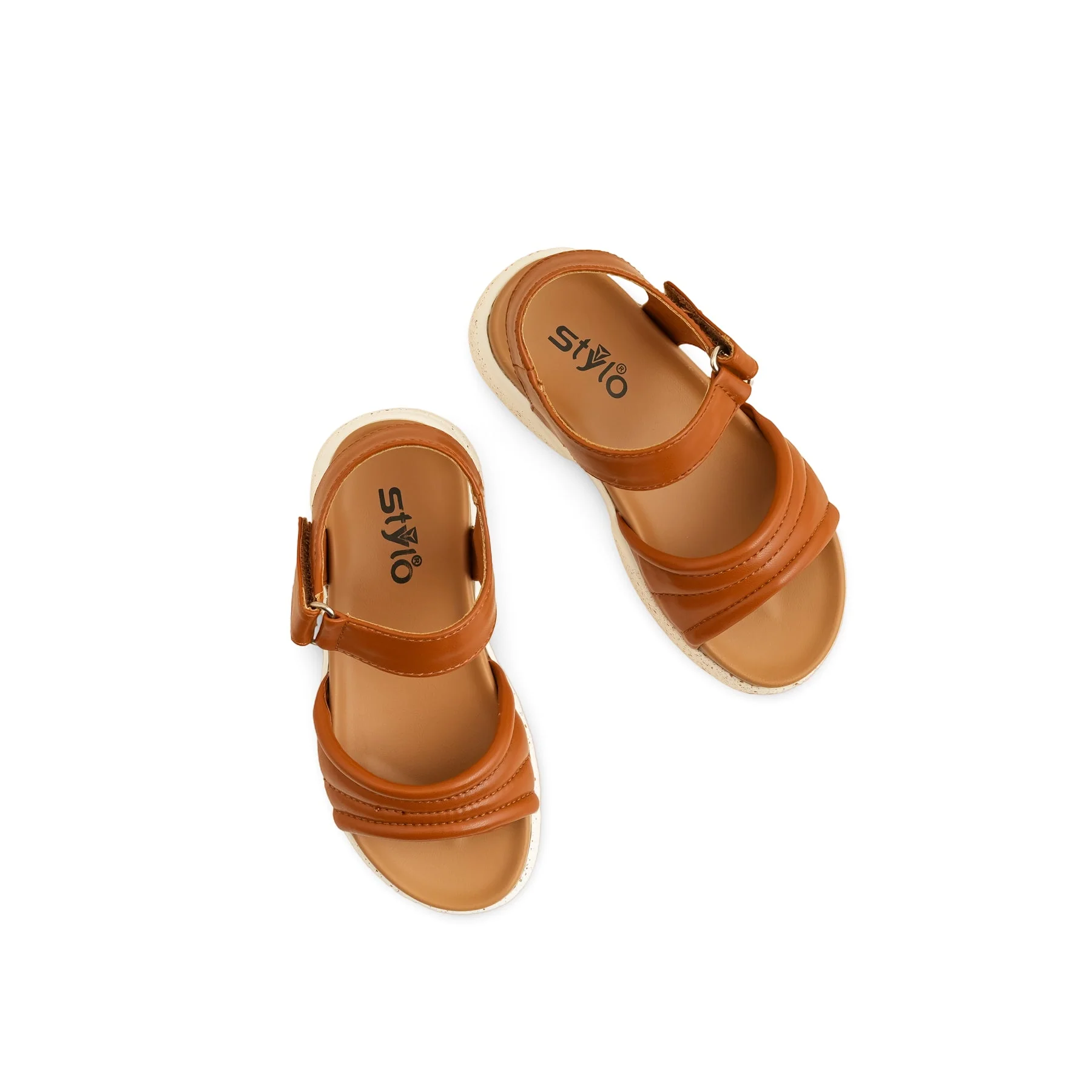 Girls Brown Formal Sandal KD5700 - Image 5