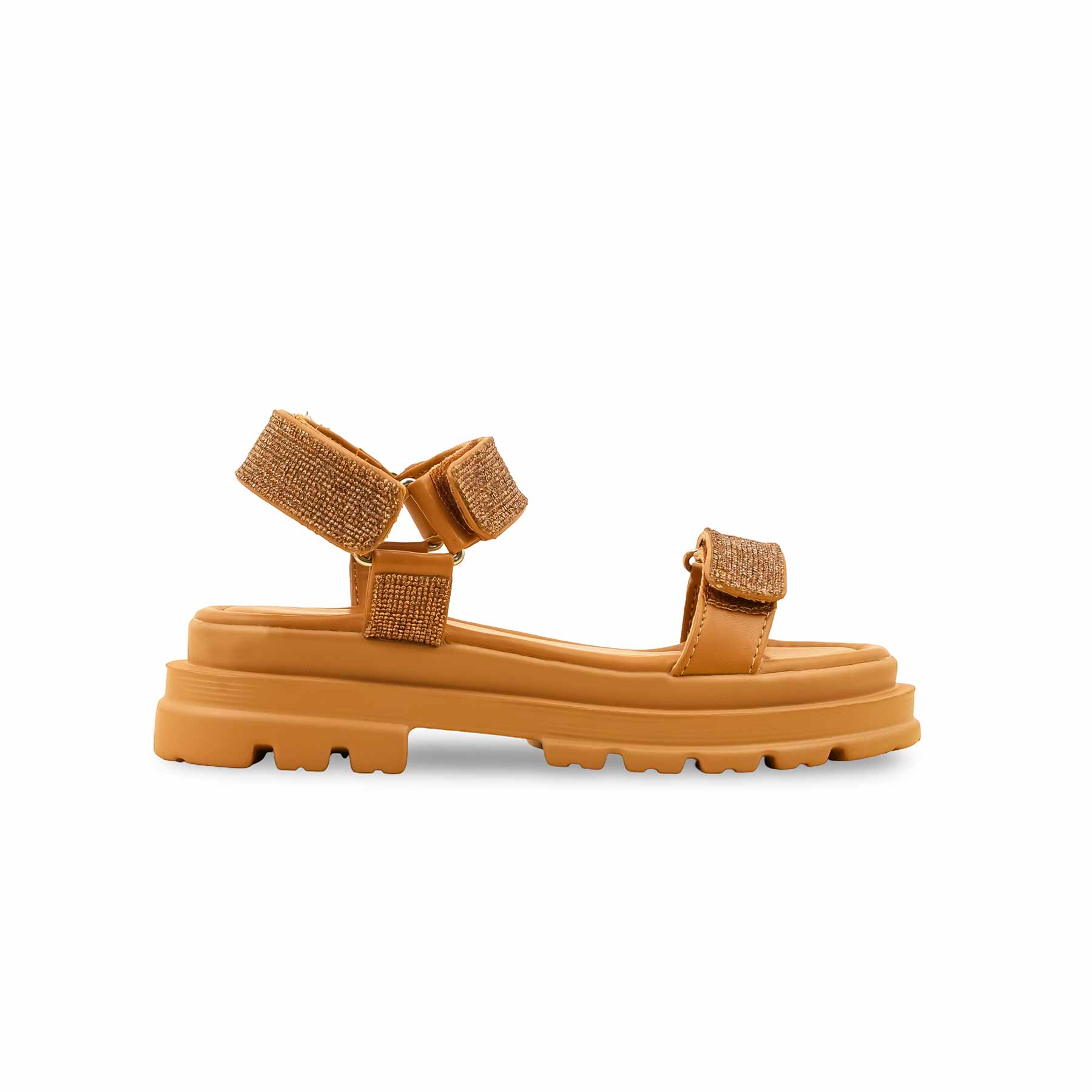 Girls Brown Formal Sandal KD5715 - Image 2