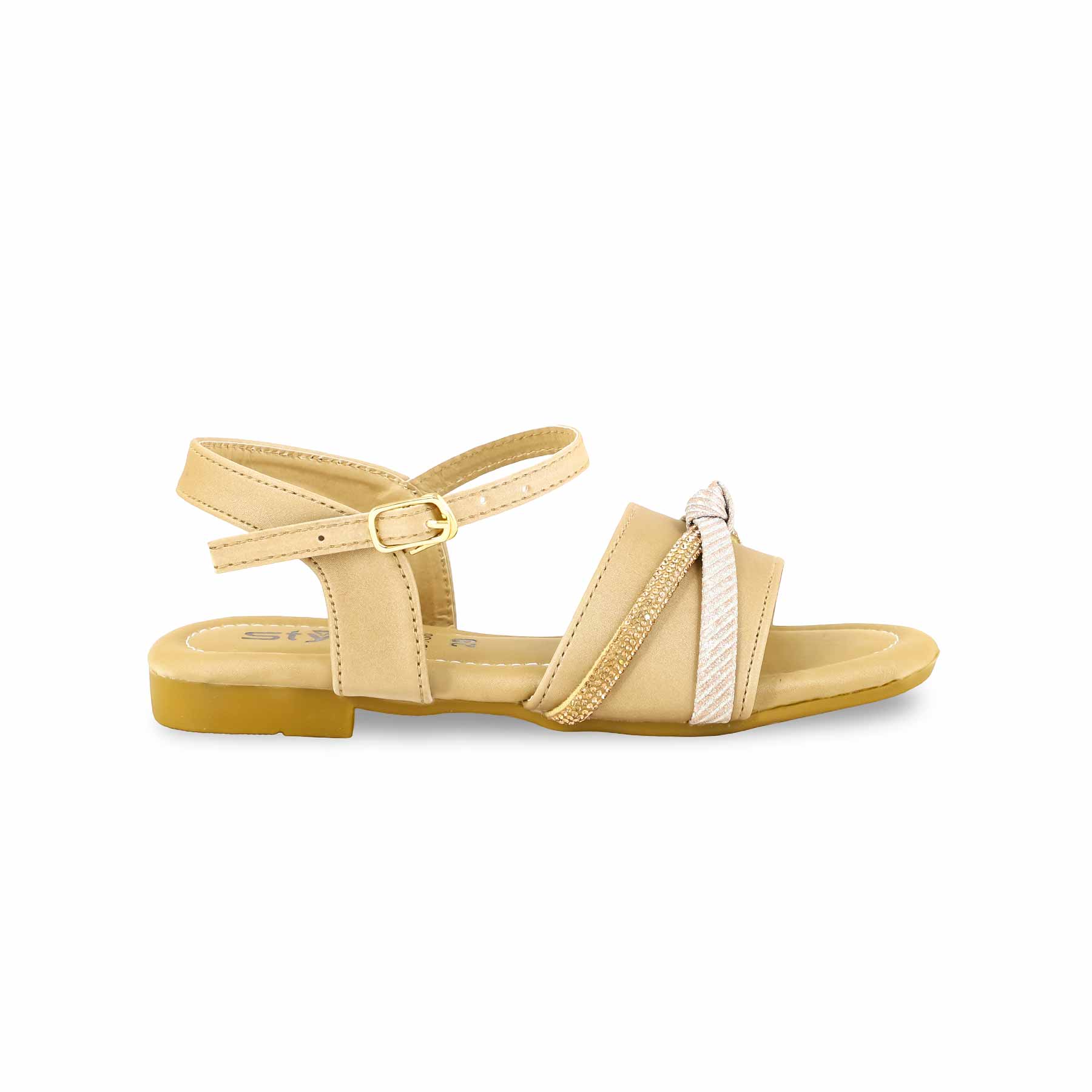 Girls Brown Formal Sandal KD9888 - Image 2