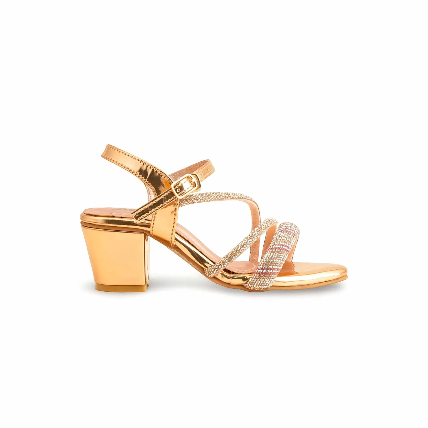 Girls Champagne Fancy Sandal KD9885 - Image 2