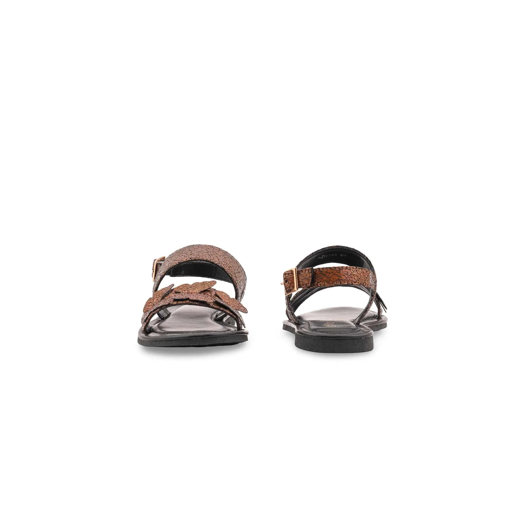 Girls Copper Casual Sandal KD5788 - Image 4