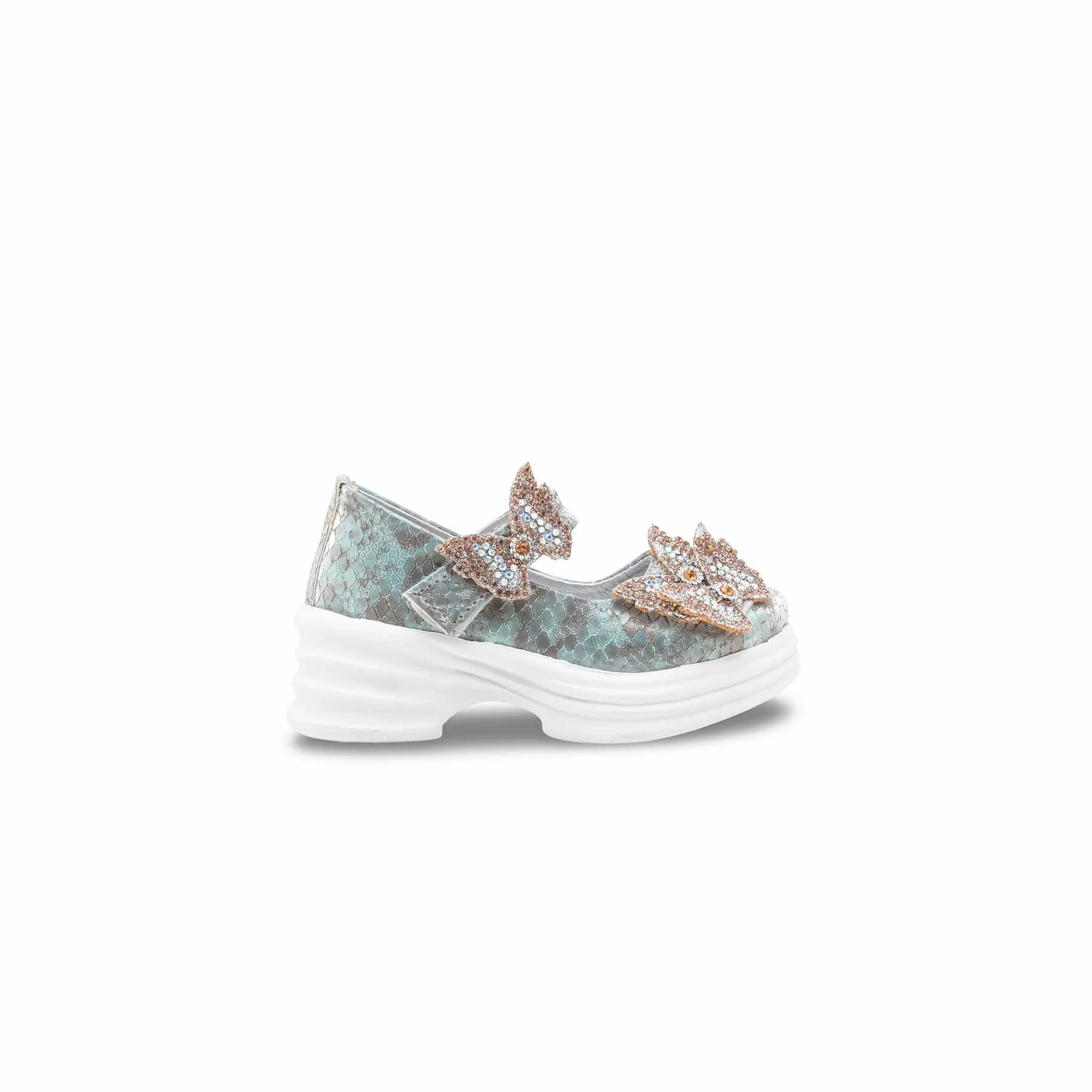 Girls Ferozy Fancy Pumps KD2580 - Image 2