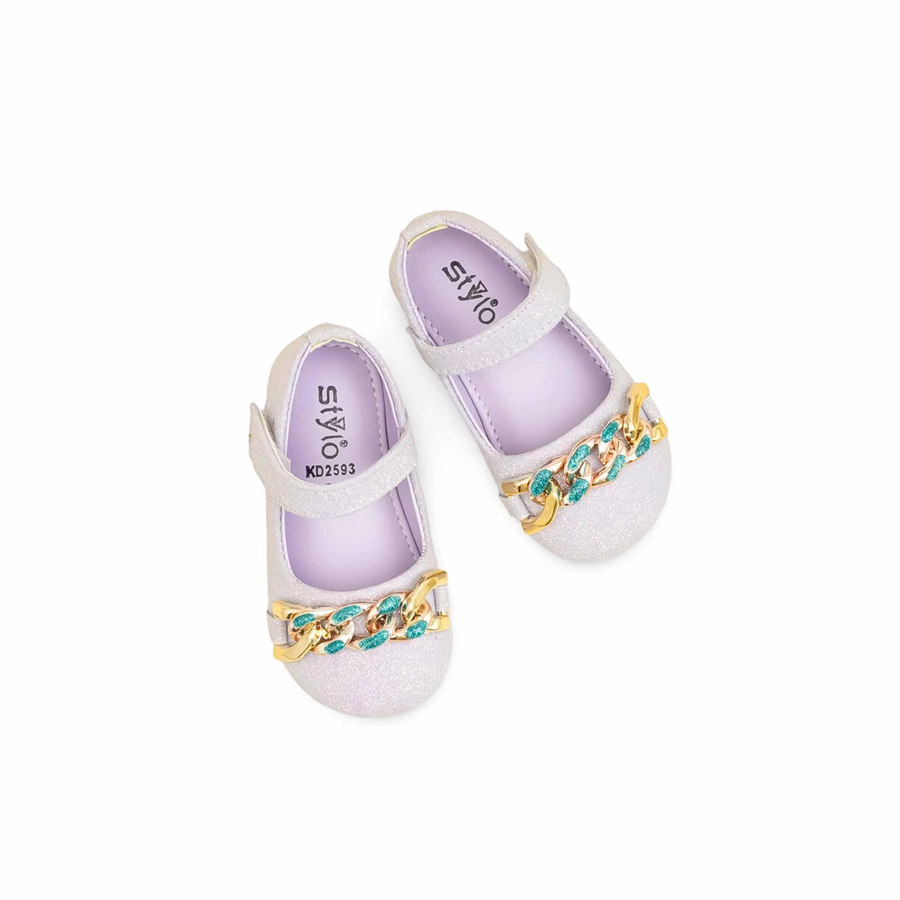 Girls Ferozy Fancy Pumps KD2593 - Image 5