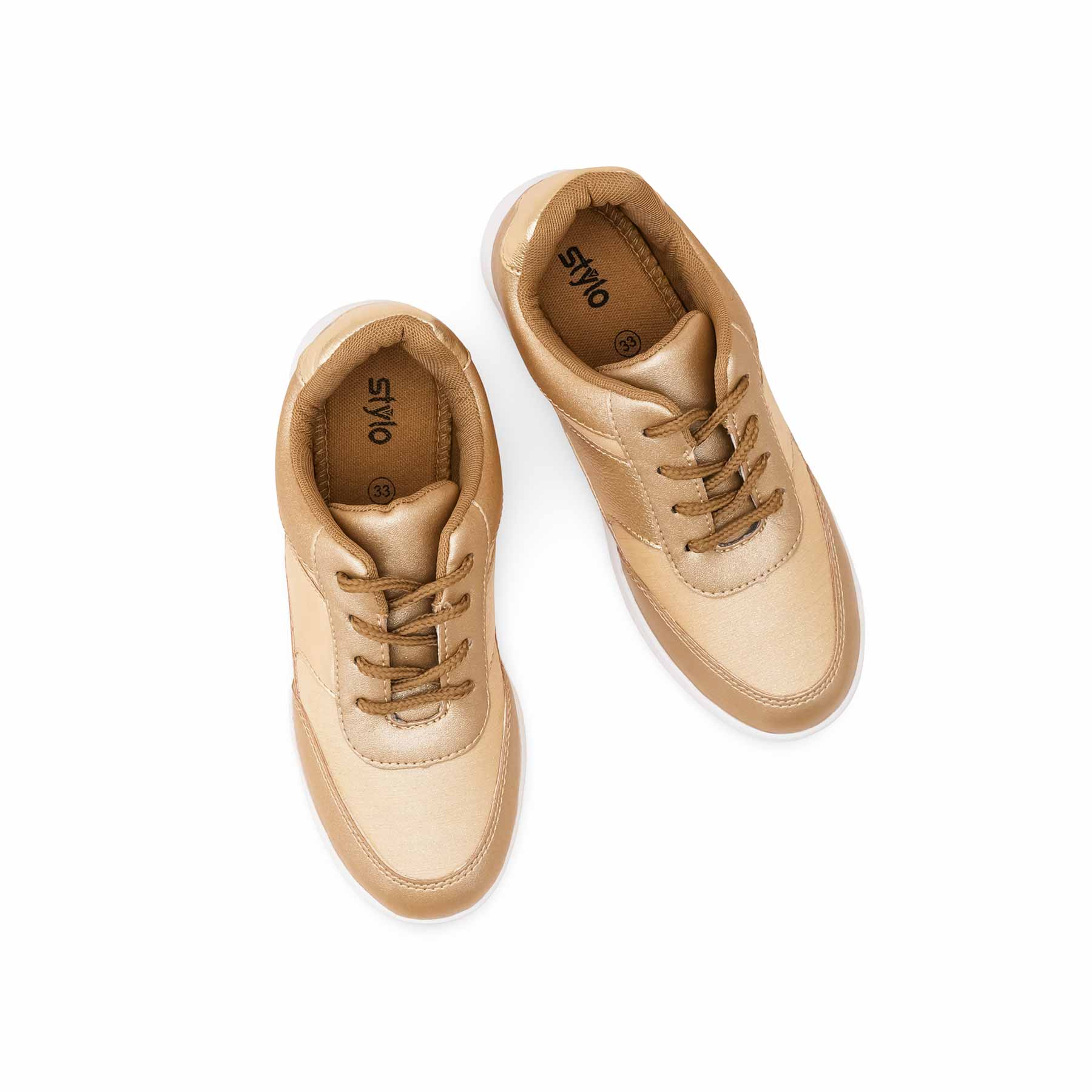 Girls Golden Casual Jogger KD8160 - Image 5