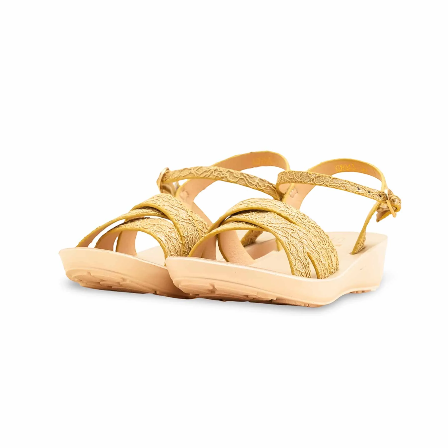 Girls Golden Casual Sandal KD9843 - Image 3