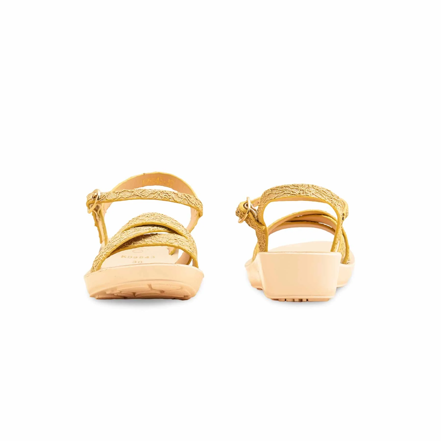 Girls Golden Casual Sandal KD9843 - Image 4
