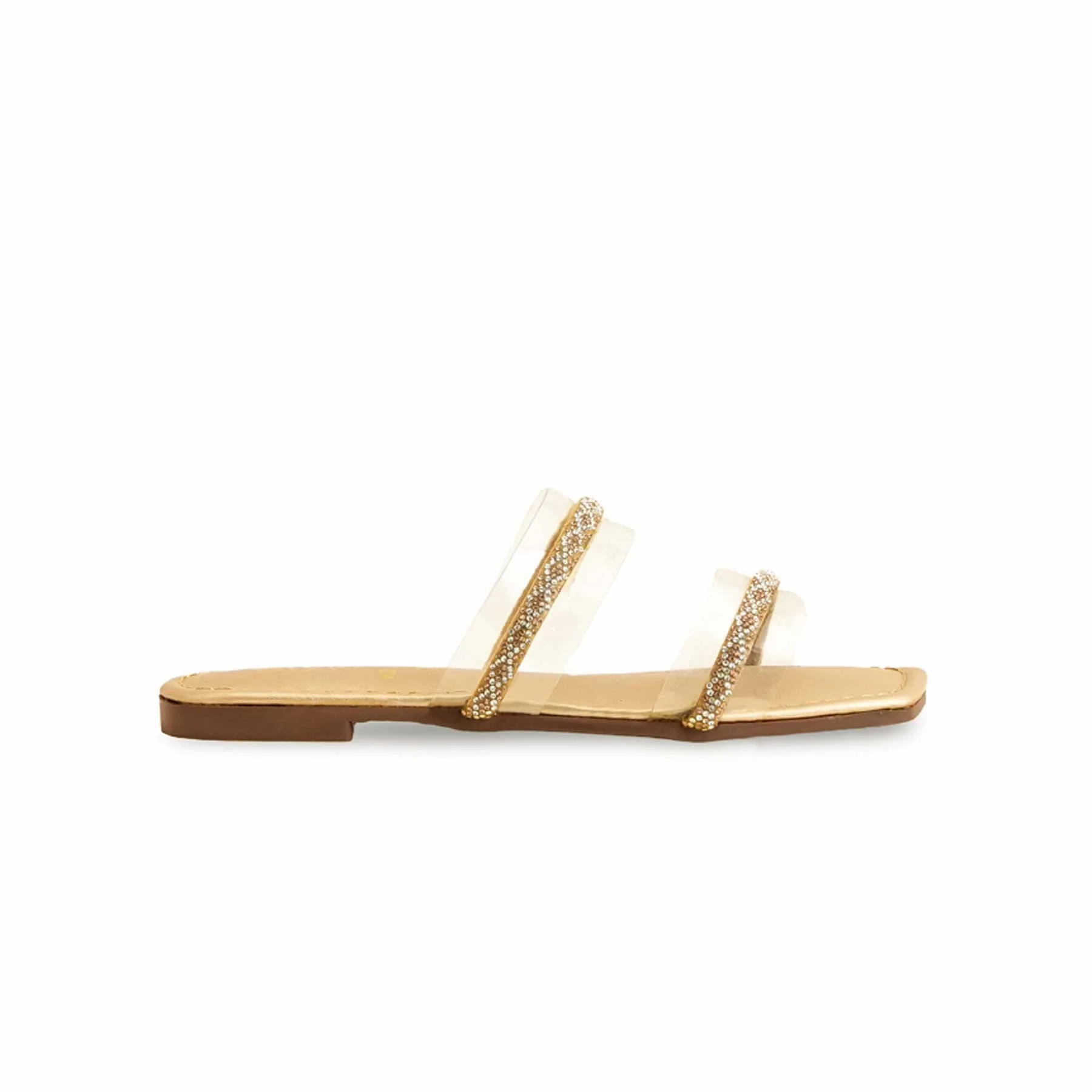 Girls Golden Casual Slipper KD5565 - Image 2
