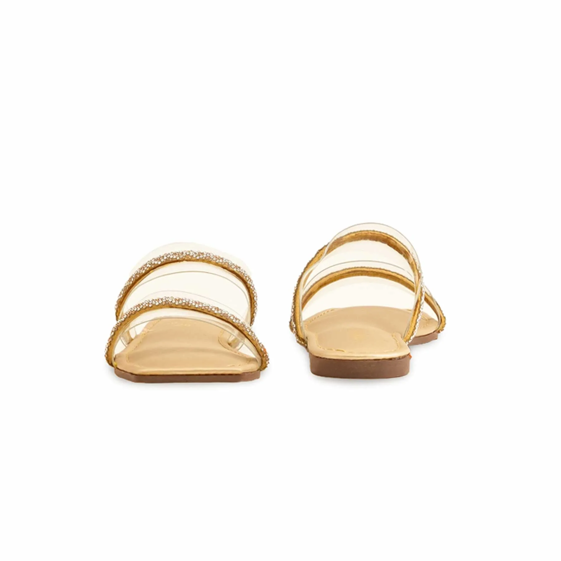 Girls Golden Casual Slipper KD5565 - Image 4