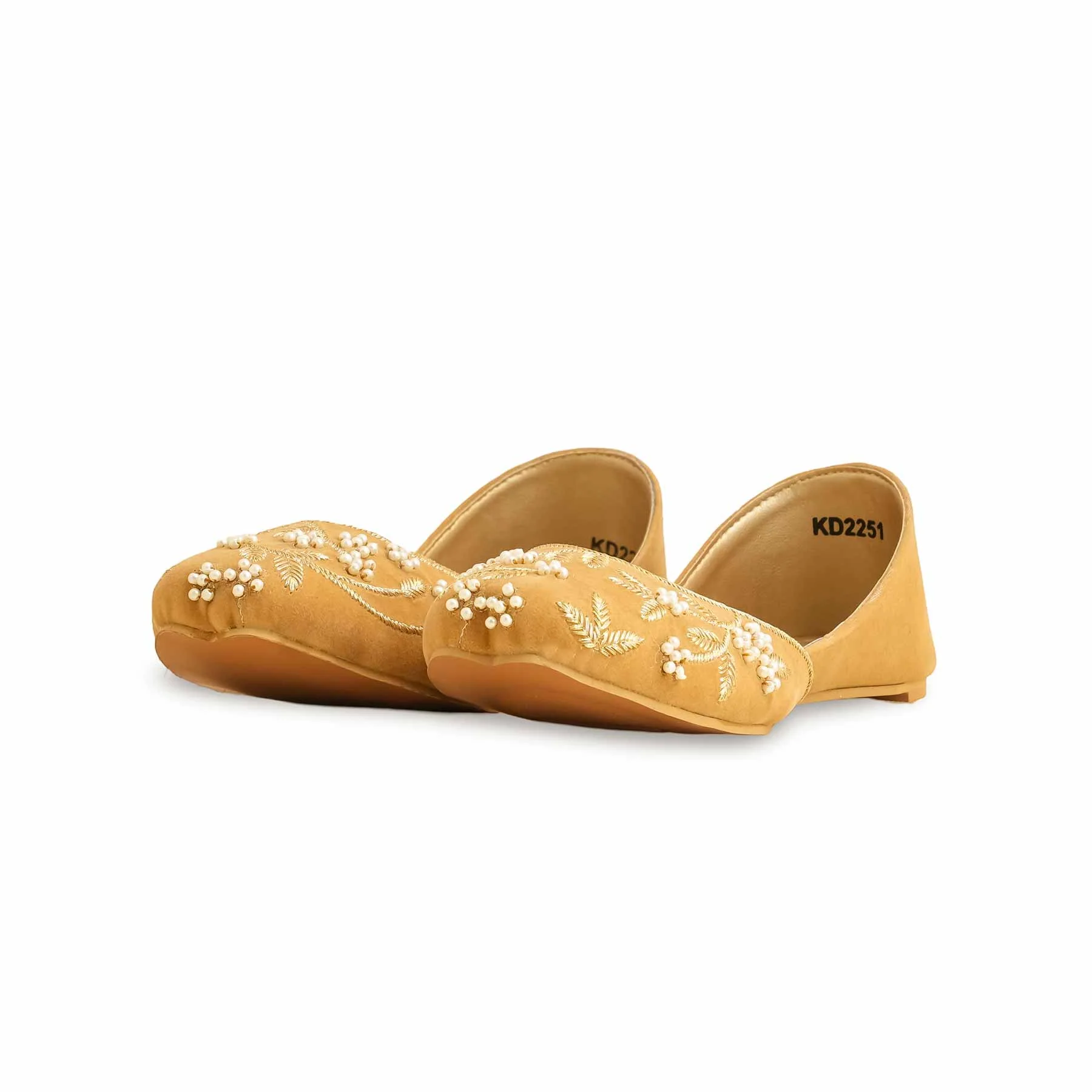 Girls Golden Fancy Khussa KD2251 - Image 3
