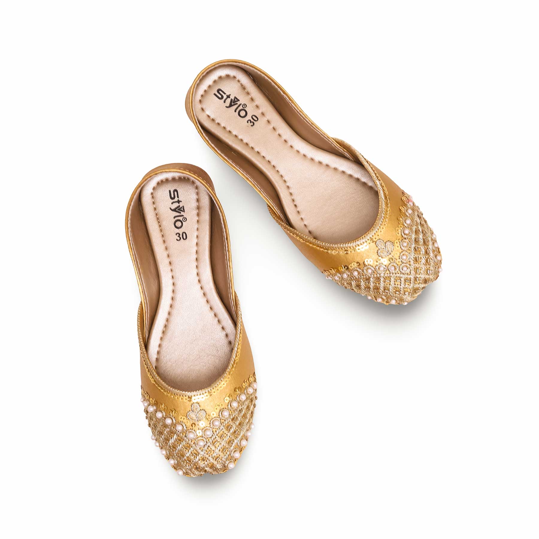 Girls Golden Fancy Khussa KD2252 - Image 4
