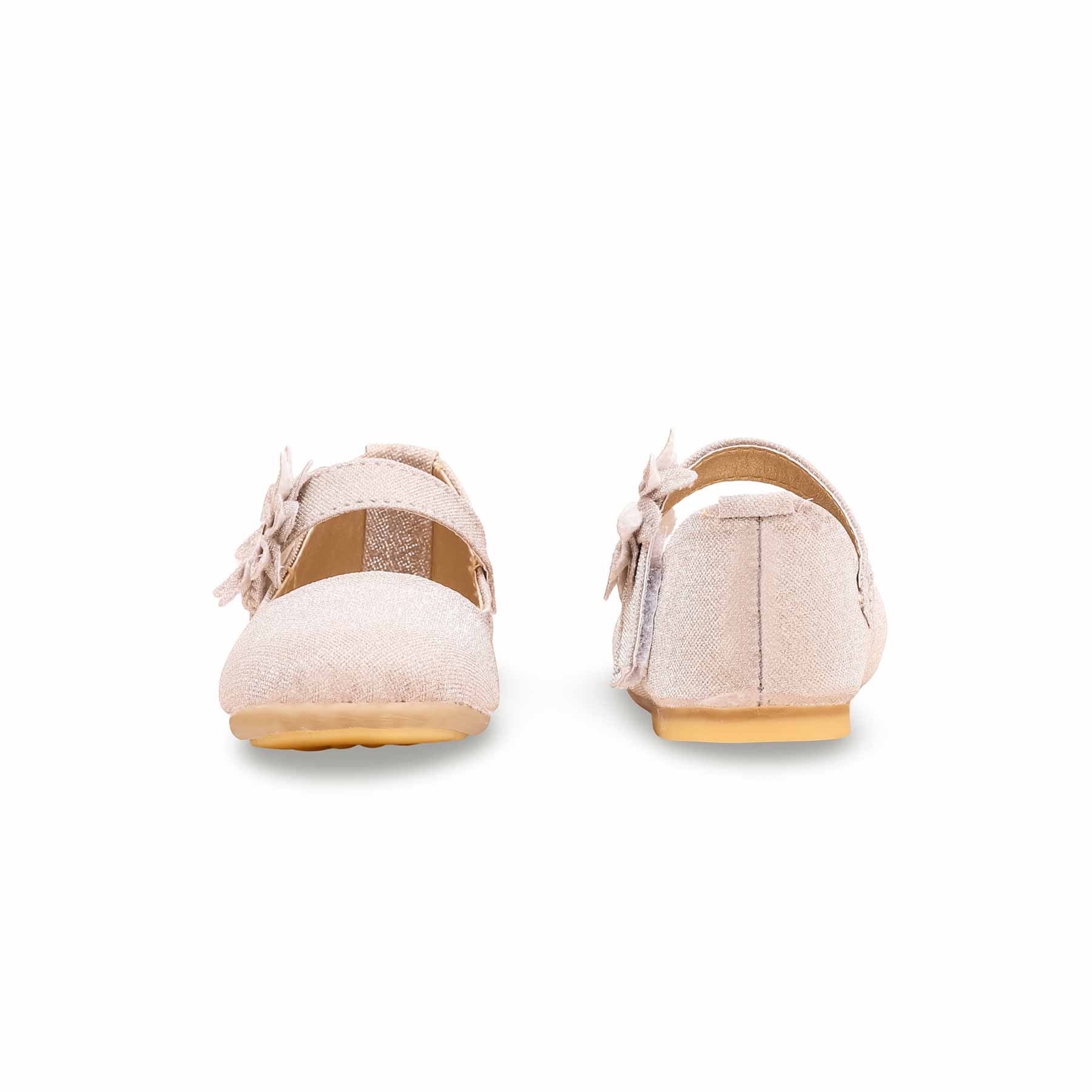 Girls Golden Fancy Pumps KD0896 - Image 3