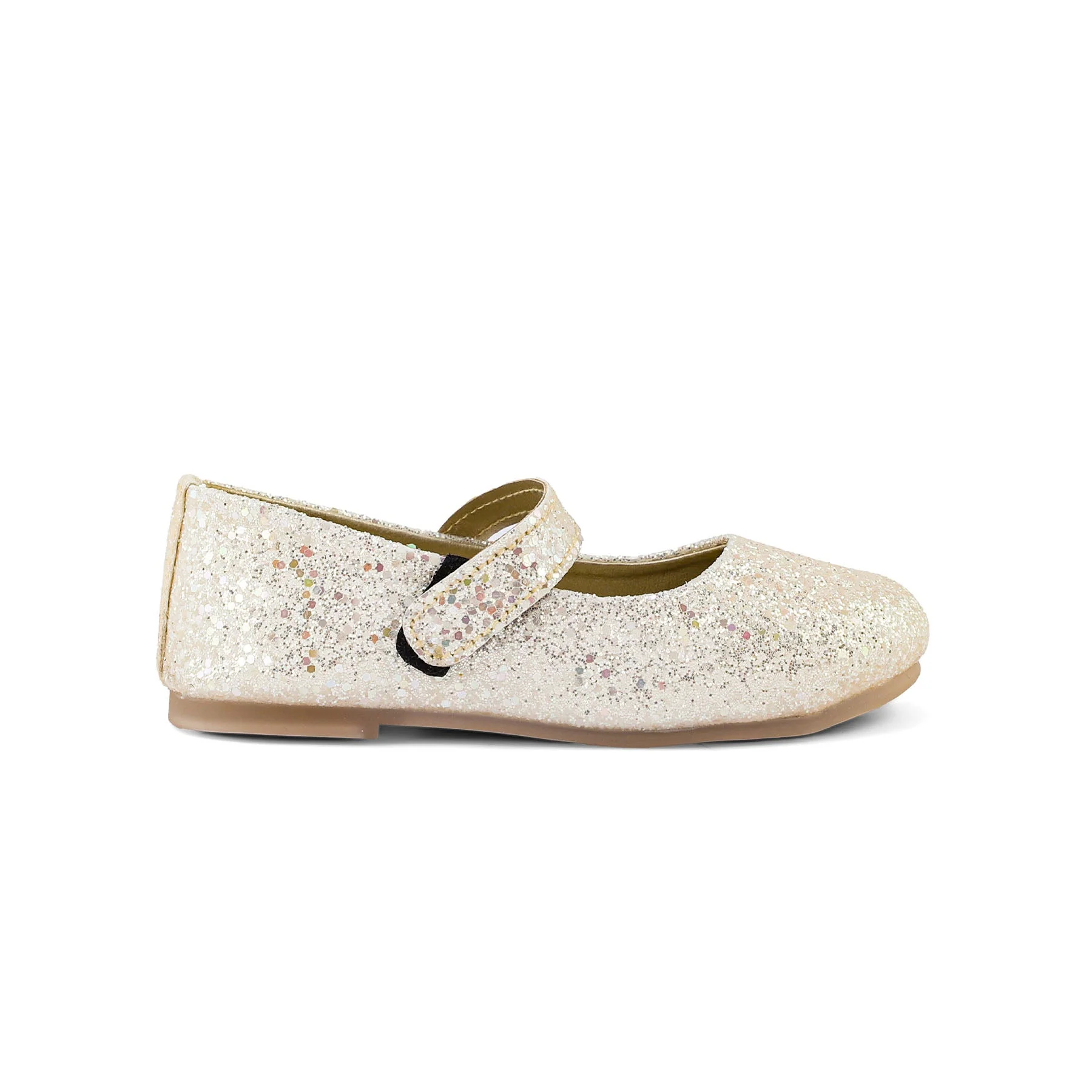 Girls Golden Fancy Pumps KD0938 - Image 2
