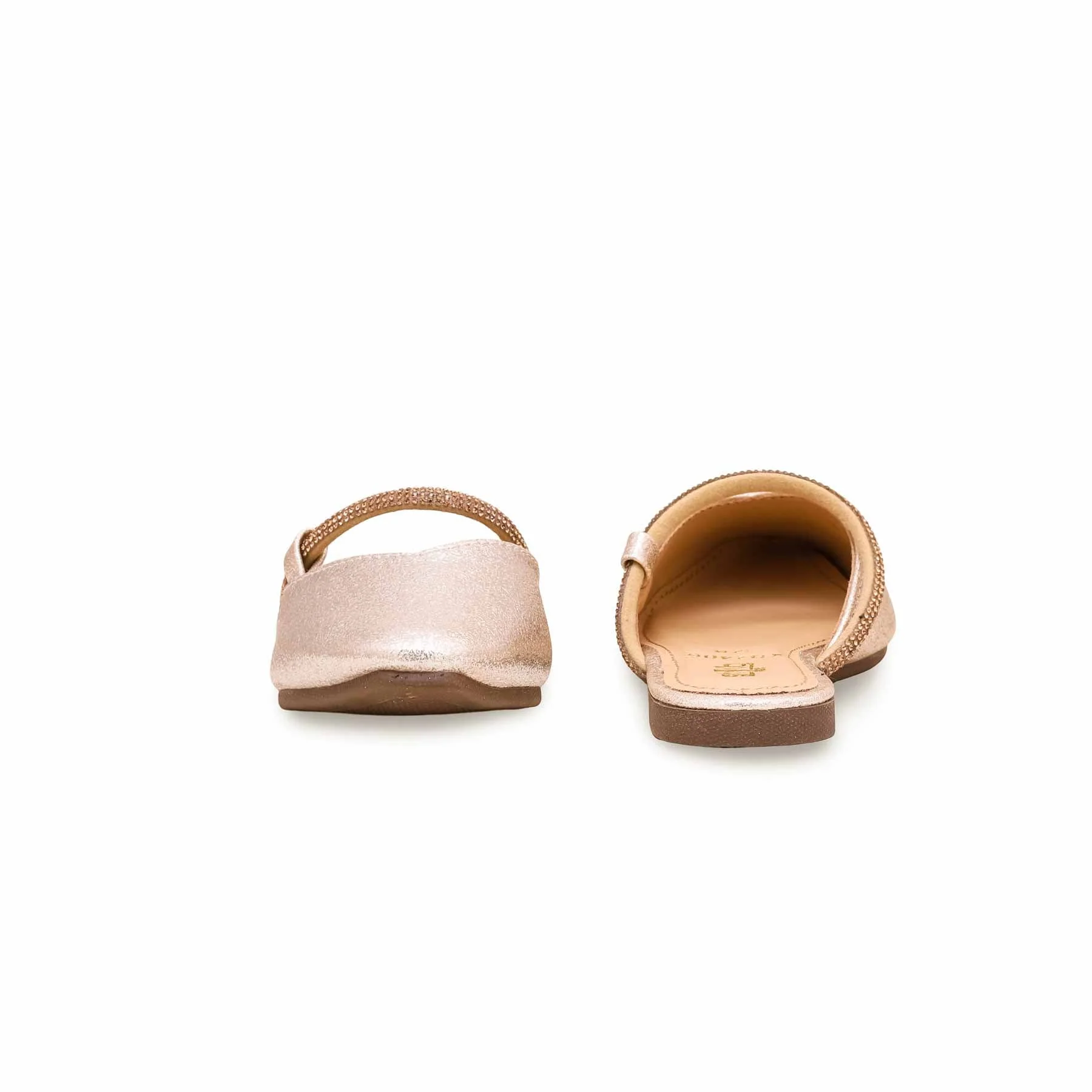Girls Golden Fancy Pumps KD2406 - Image 4